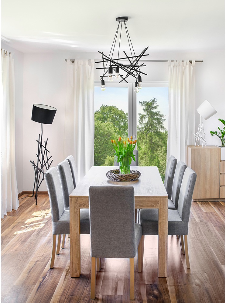 SPOT Light Pendelleuchte »GLENN«, 5 flammig, Leuchtmittel E27 | ohne Leuchtmittel, aus Metall, originelles Design, passende LM E27, Made in Europe
