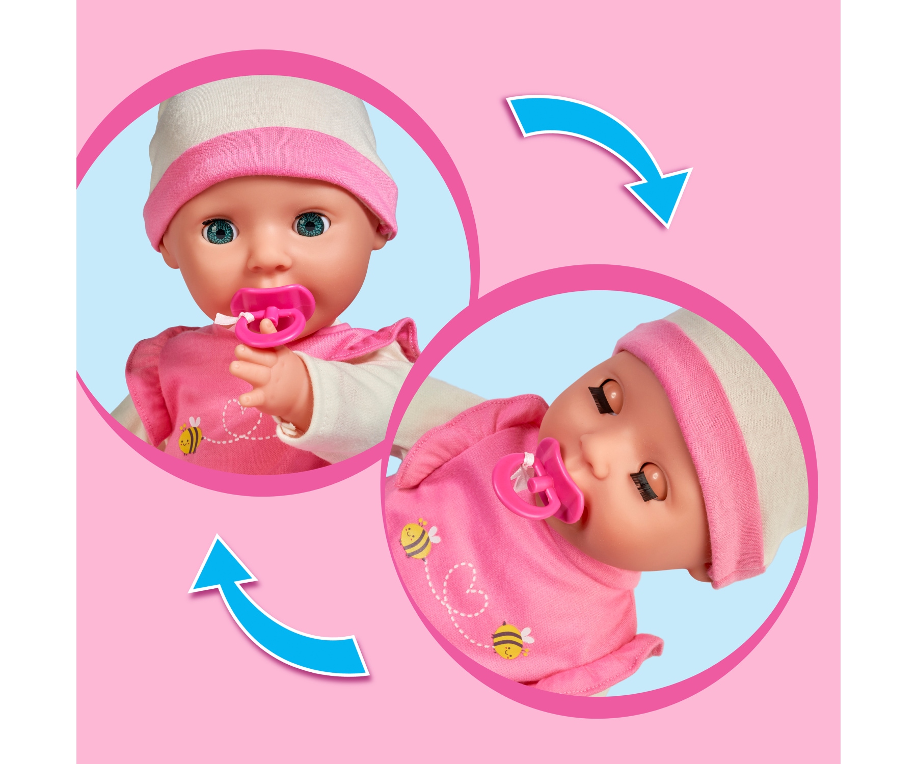 SIMBA Babypuppe »Laura Baby Whoopee« mit Funktionen