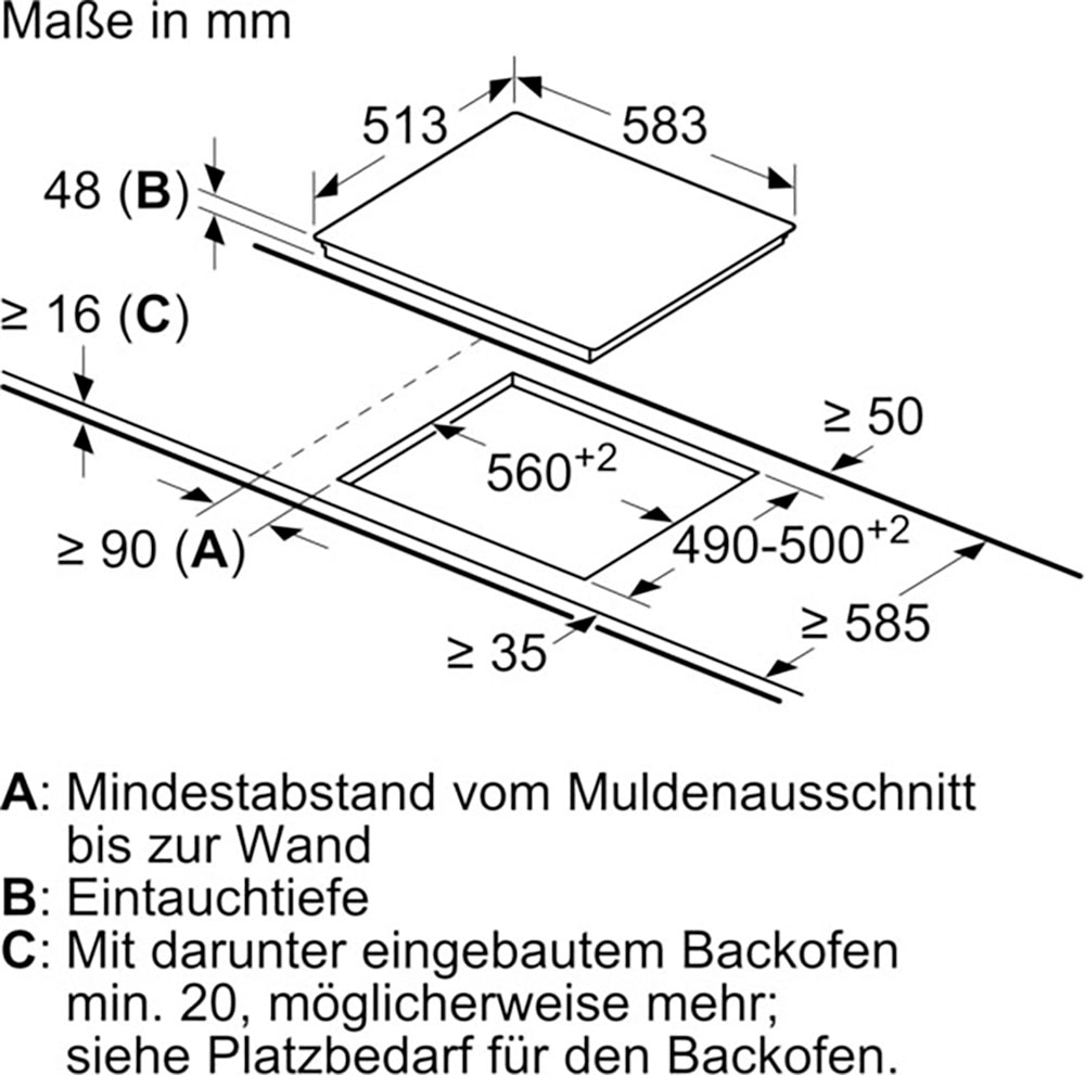 NEFF Backofen-Set »B2CCG6AN0«, mit Teleskopauszug nachrüstbar, Pyrolyse-Selbstreinigung