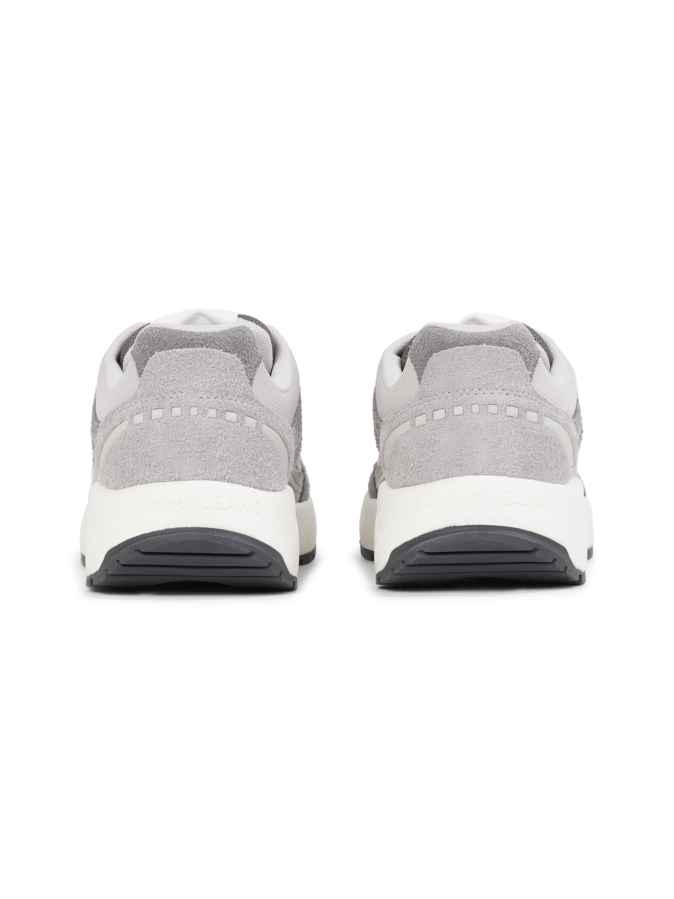Tommy Jeans Keilsneaker »TJM RUNNER MIX MATERIAL«, Keilabsatz, Freizeitschuh, Halbschuh, Schnürschuh mit Logoflagge