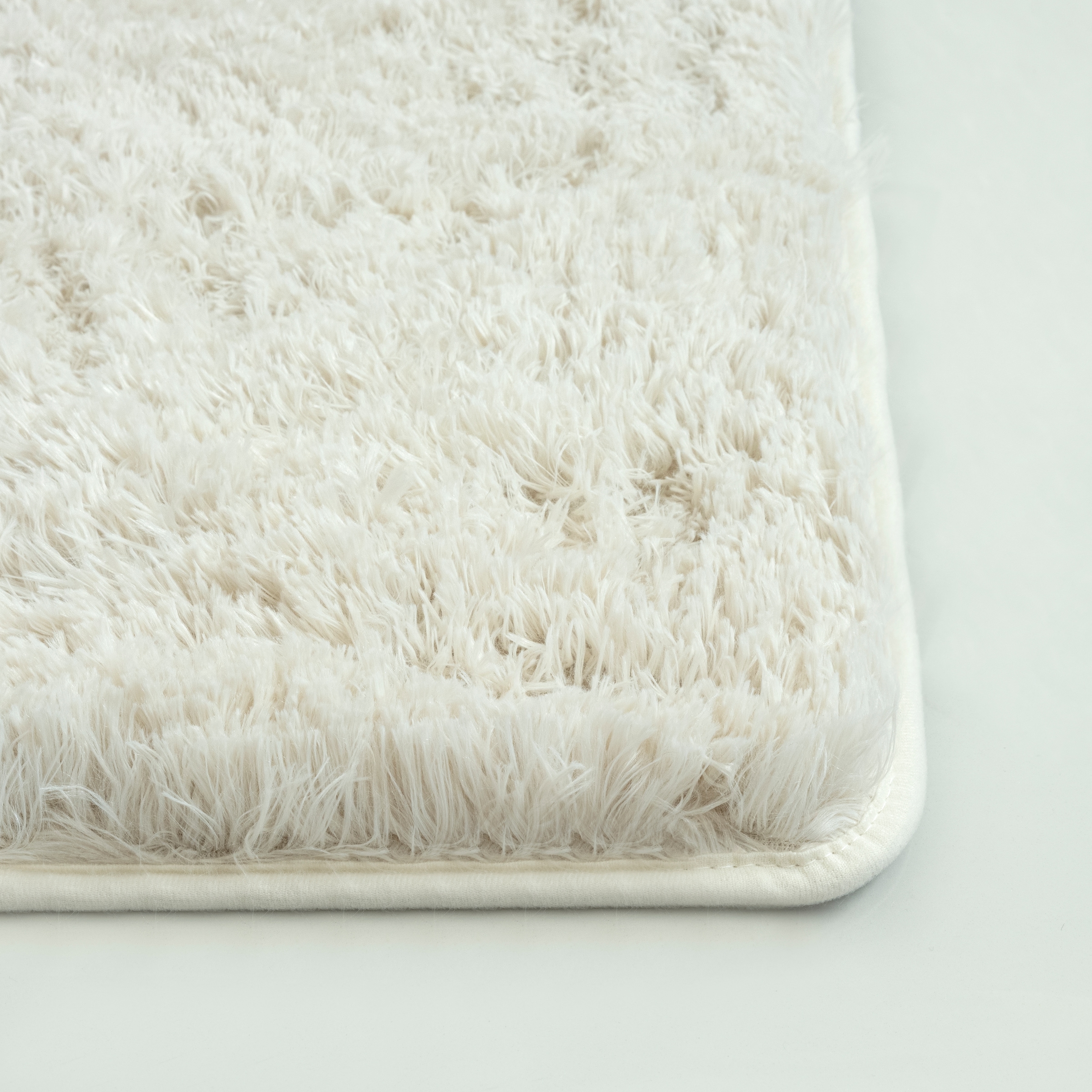 merinos Teppich »Fluffy Shaggy« rund 35 mm Höhe Flauschiger Hochflor Teppich, Wohnzimmer, Anti-Rutsch Unterseite