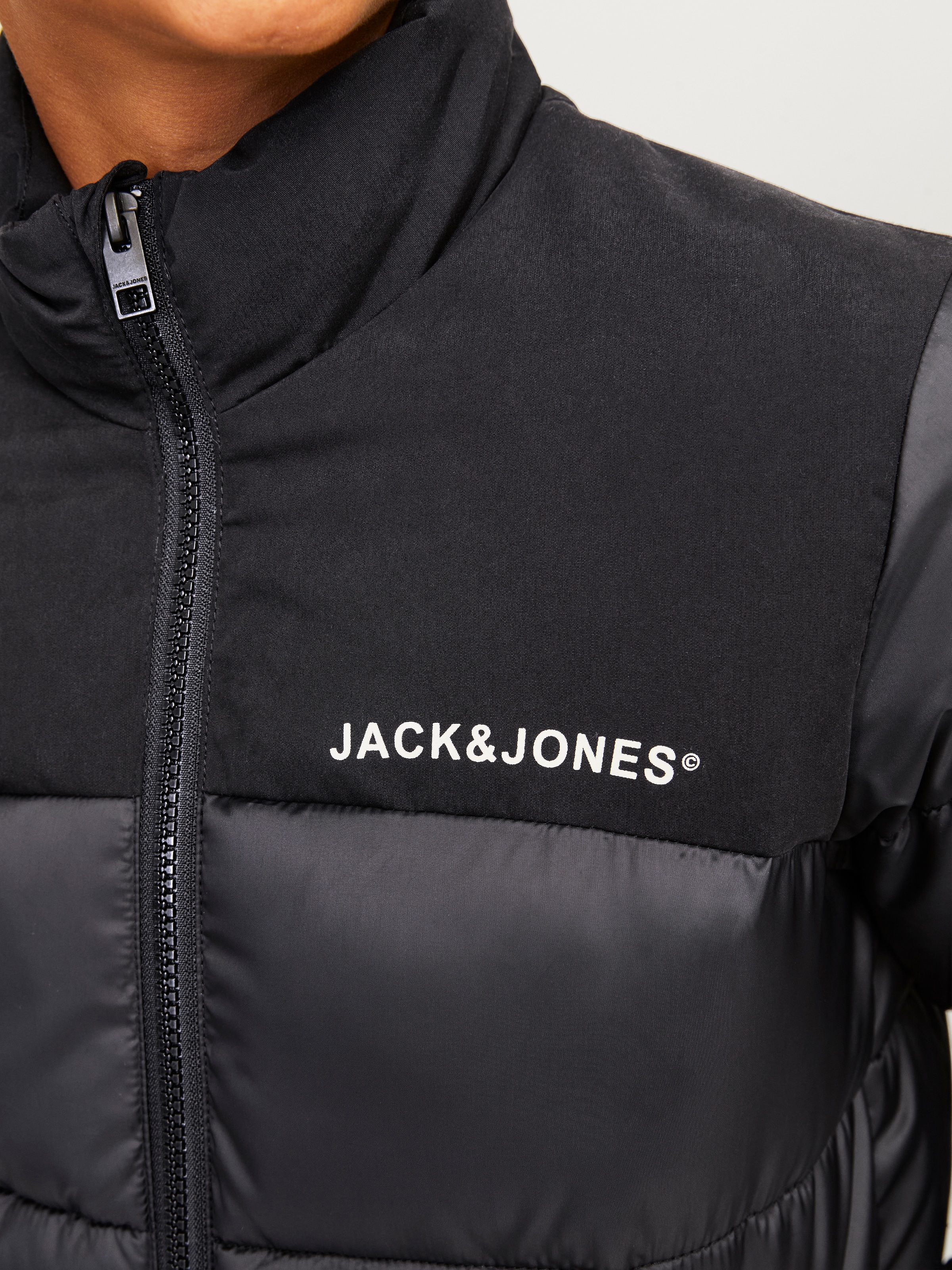 Jack & Jones Junior Outdoorjacke »JJMOON STAND COLLAR PUFFER JNR«, ohne Kapuze