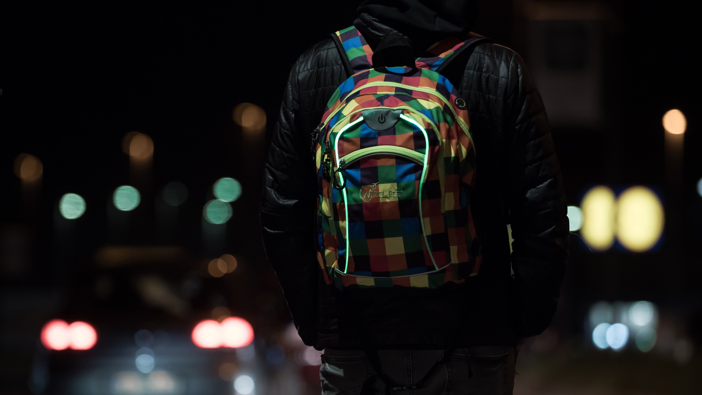 Wheel-Bee Schulrucksack »Wheel Bee Backpack Night Vision«