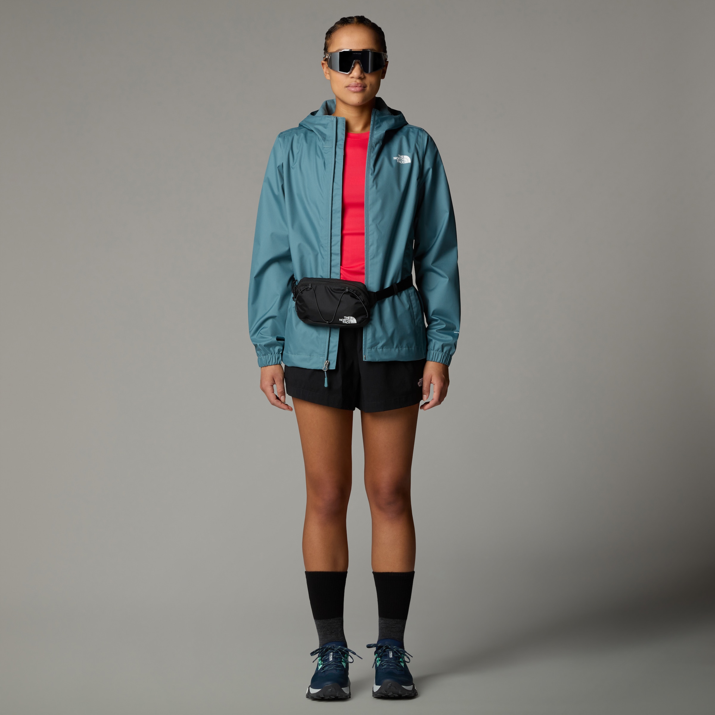 The North Face Funktionsjacke »W QUEST JACKET - EU«, (1 St.), mit Kapuze