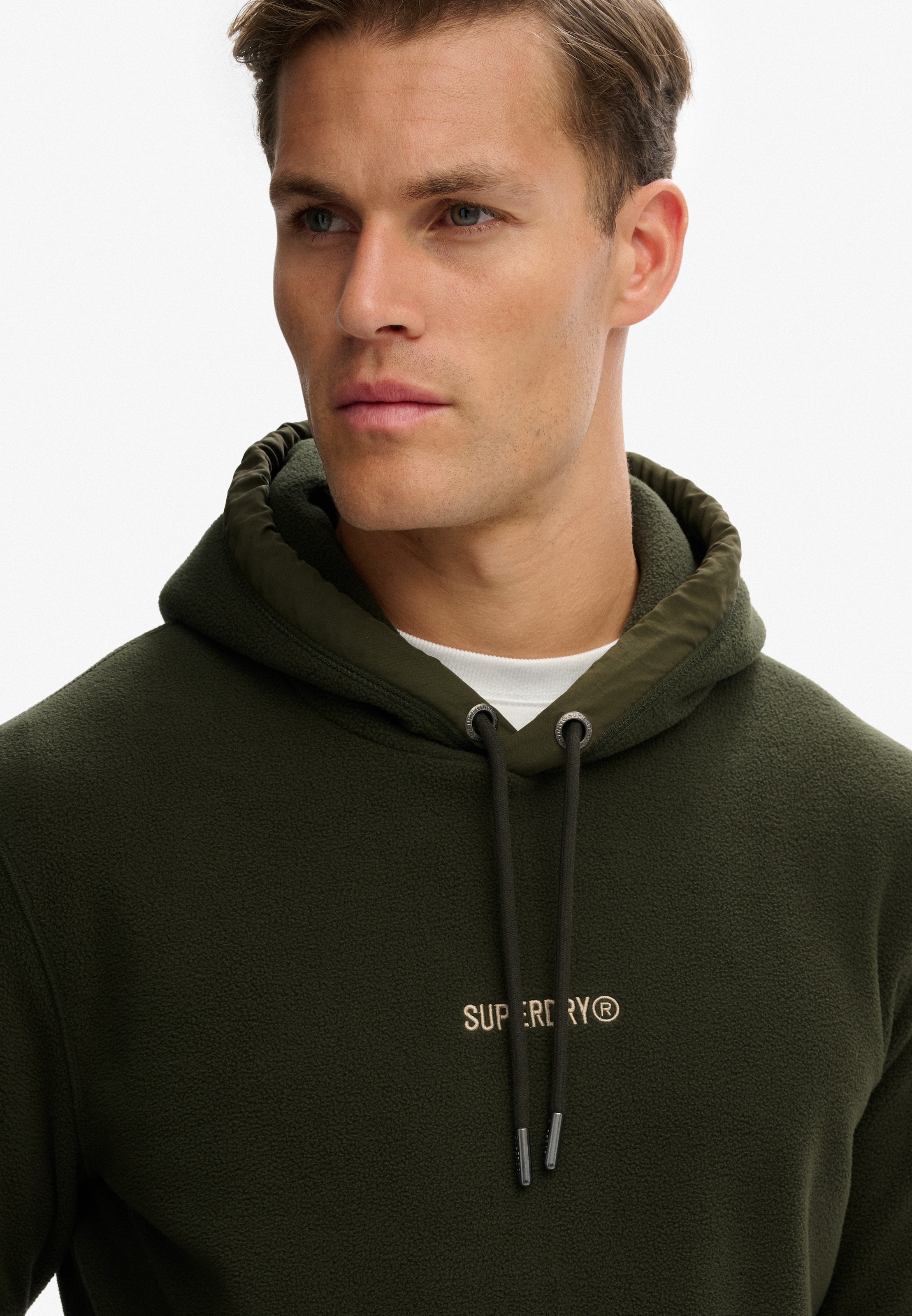 Superdry Kapuzensweatshirt »MICRO LOGO FLEECE HOOD«
