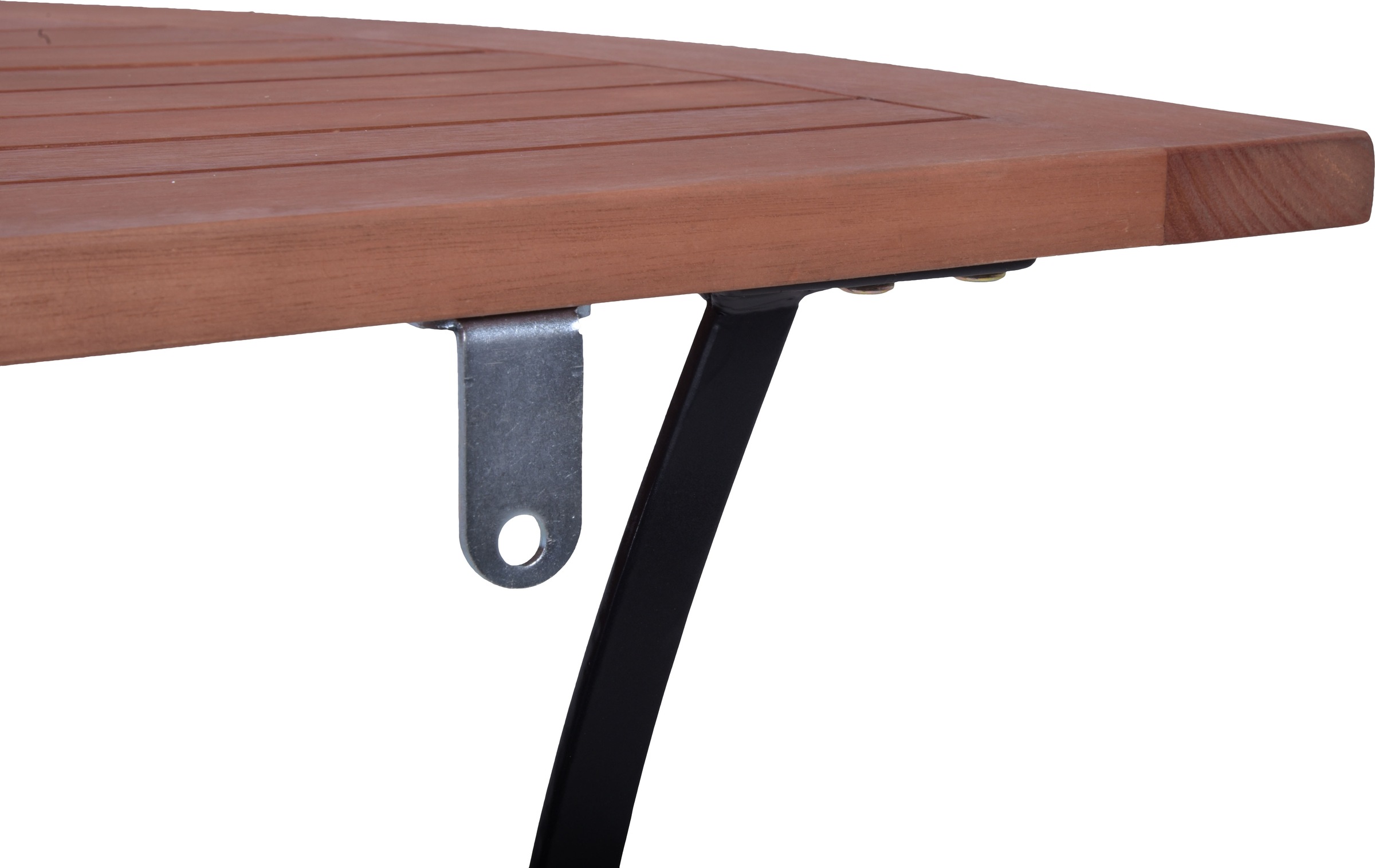 Garden Pleasure Gartentisch »Balkonhalbtisc »WIEN««, BxTxH: 85x54x74 cm, halbrund