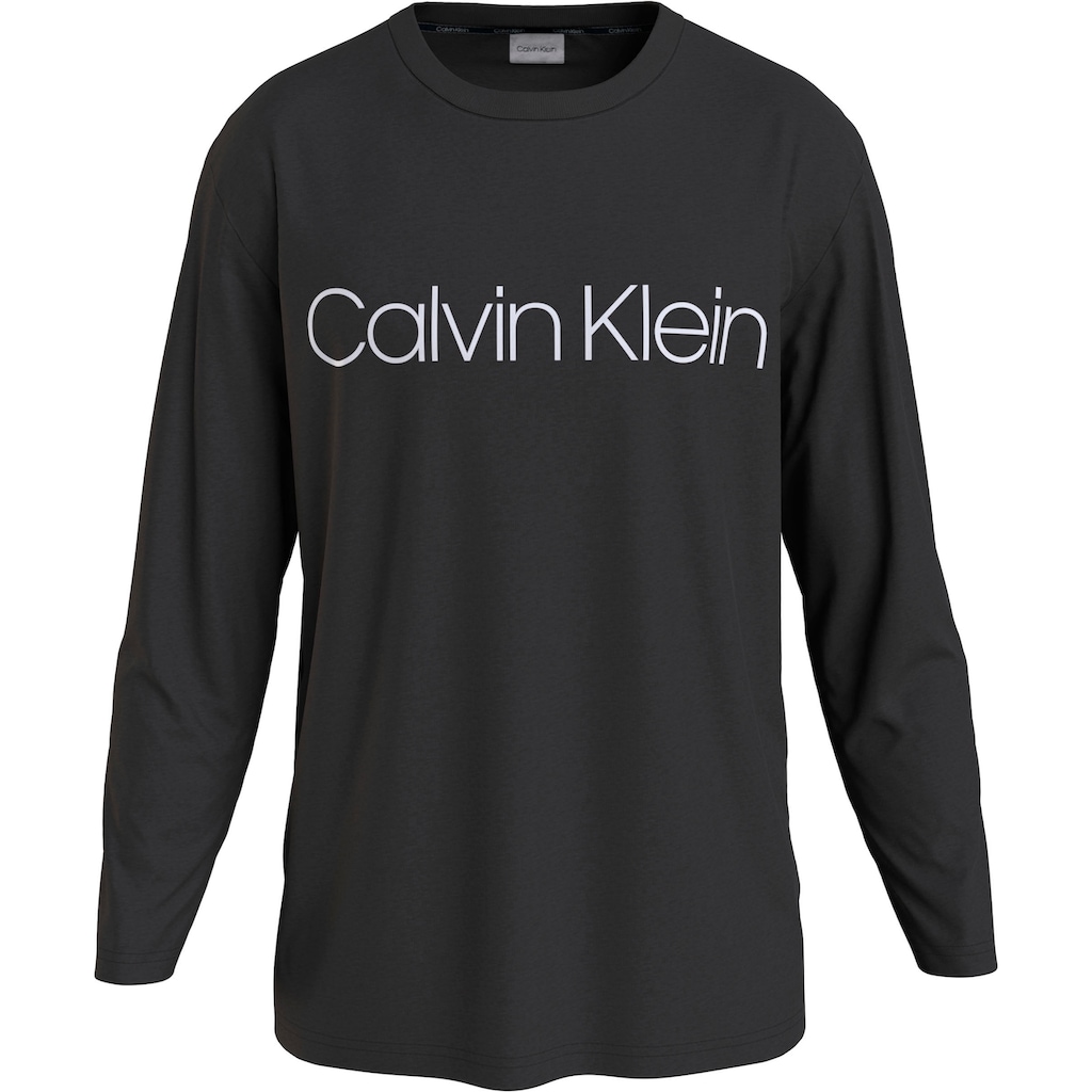 Calvin Klein Langarmshirt »COTTON LOGO LONG SLEEVE T-SHIRT«