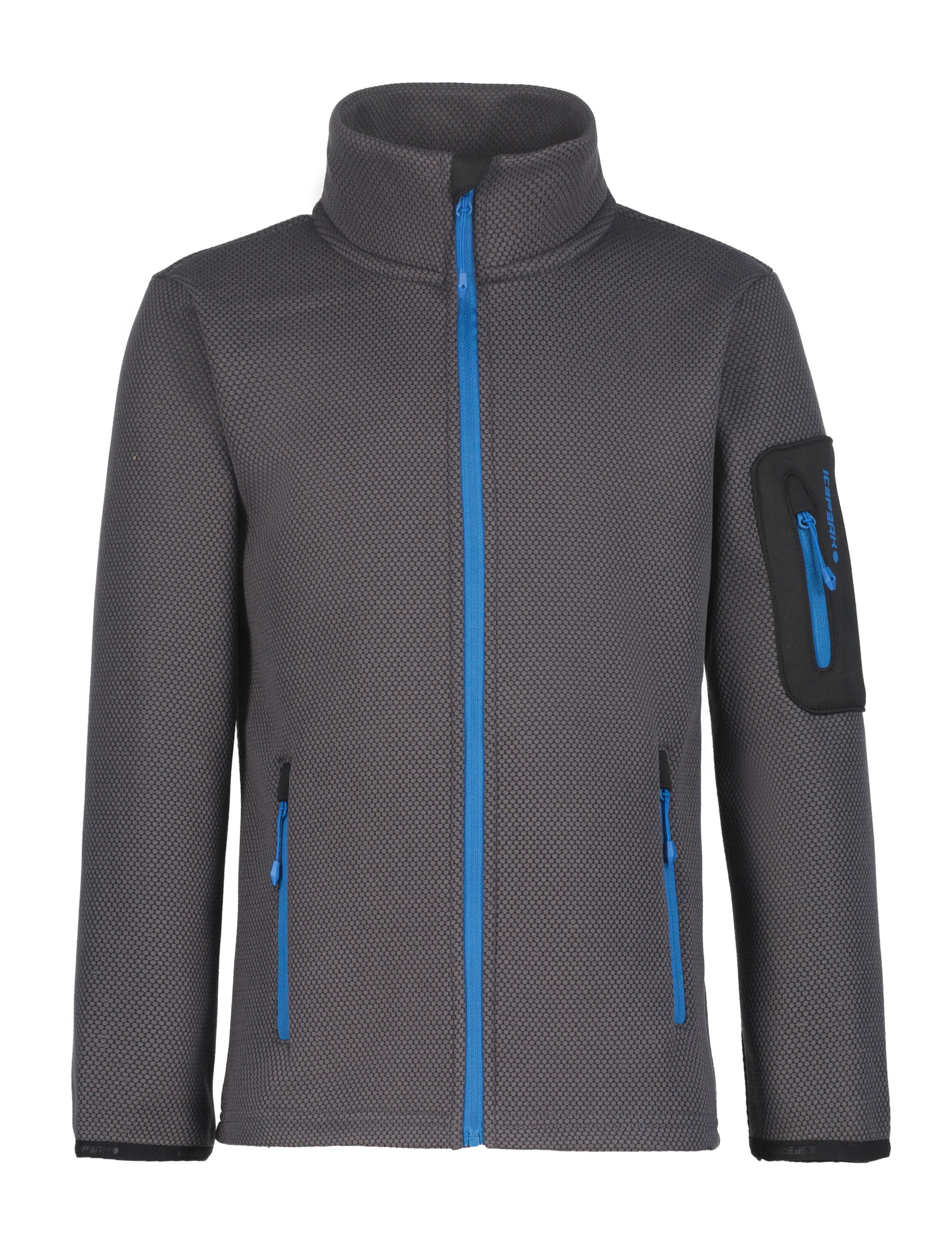 Icepeak Funktionsjacke »K FLEECEJACKE KEVELAER«, mit hohem Stehkragen