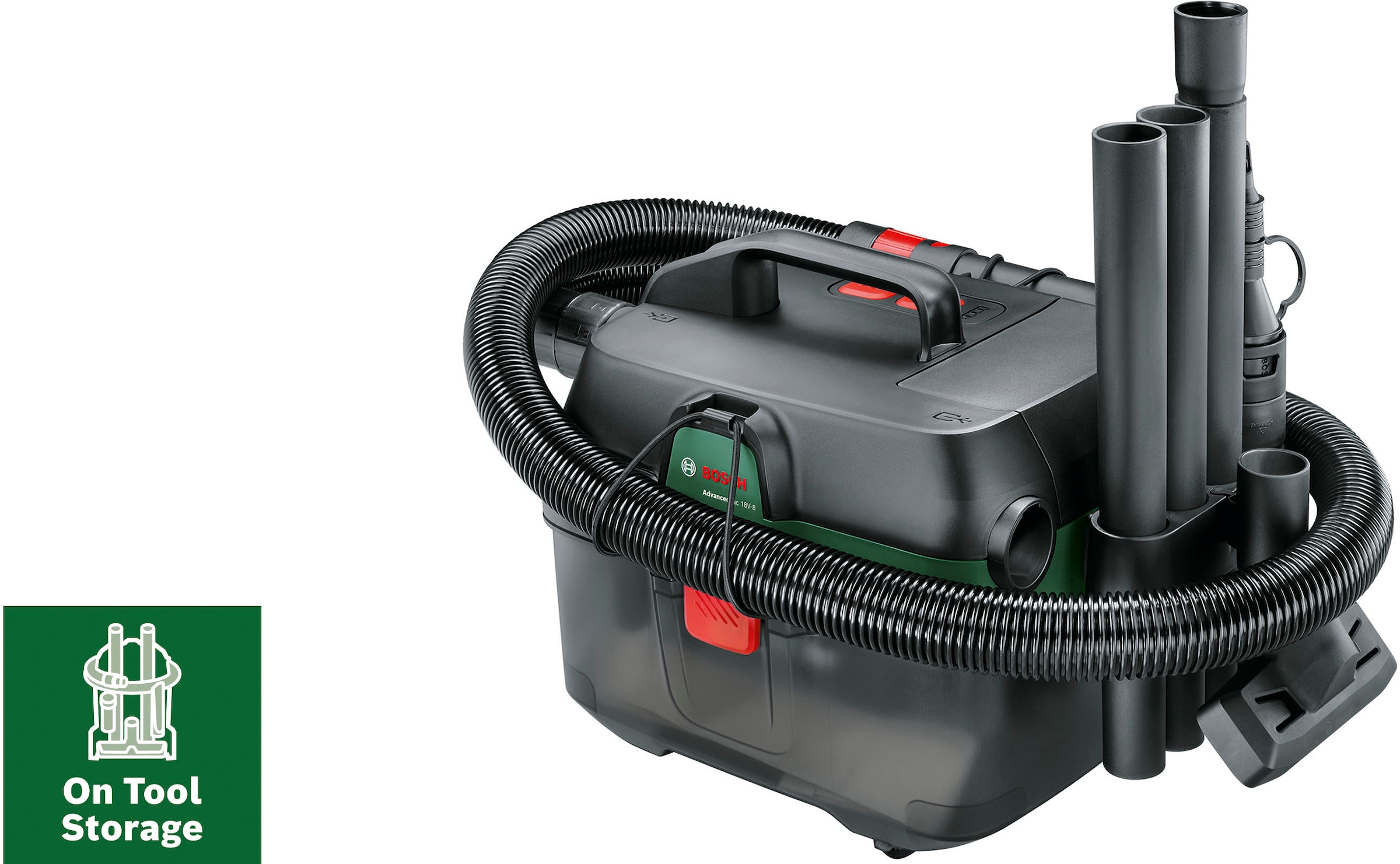 Bosch Home & Garden Nass-Trocken-Akkusauger »AdvancedVac 18V-8«, ohne Akku und Ladegerät