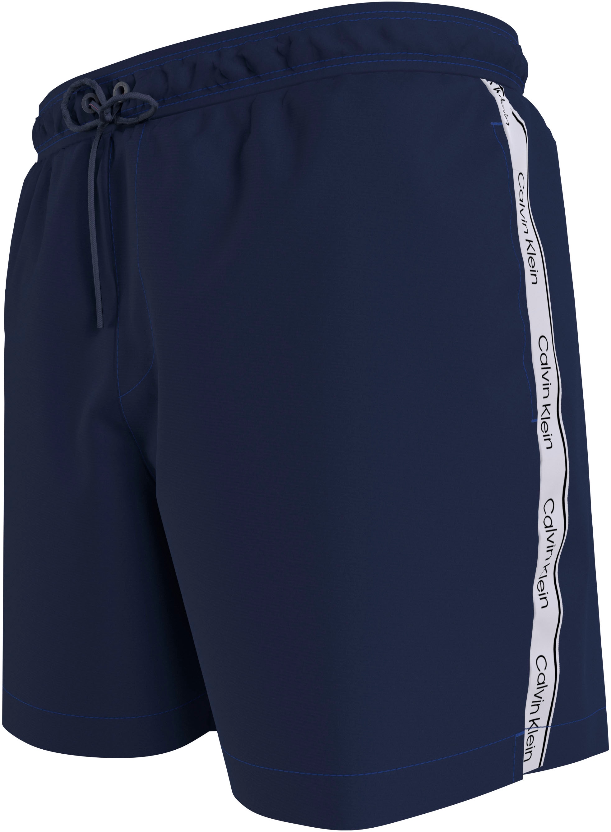 Calvin Klein Swimwear Badeshorts »MEDIUM DRAWSTRING«, mit seitlichem Logoschriftzug