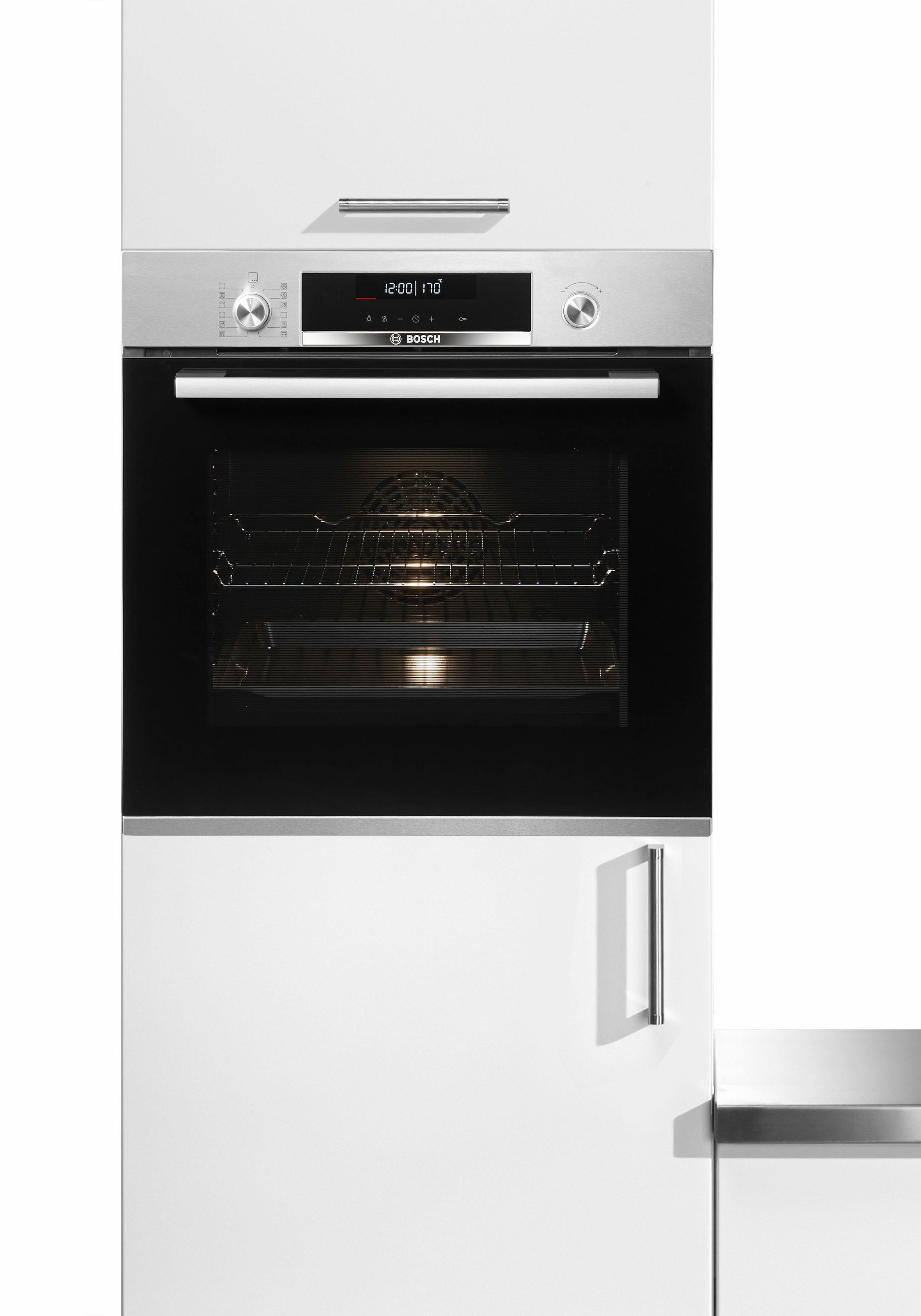 BOSCH Pyrolyse Backofen Serie 6 »HBA578BS0«, mit Teleskopauszug nachrüstbar, Pyrolyse-Selbstreinigung