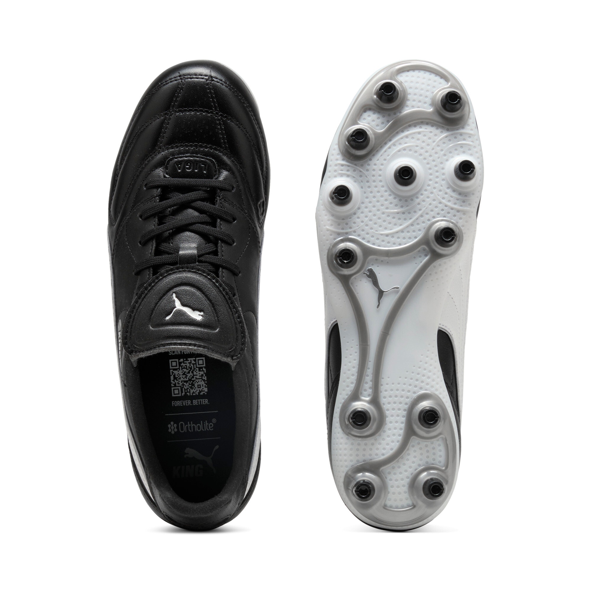 PUMA Fußballschuh »KING LIGA FG/AG«  für Rasenplätze und Kunstrasen, mit weichem Lederobermaterial