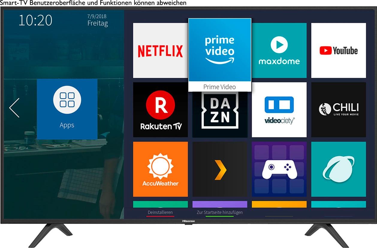 Hisense H43be7000 Led Fernseher 108 Cm 43 Zoll 4k Ultra Hd Smart Tv 3 Jahre Xxl Garantie Universal