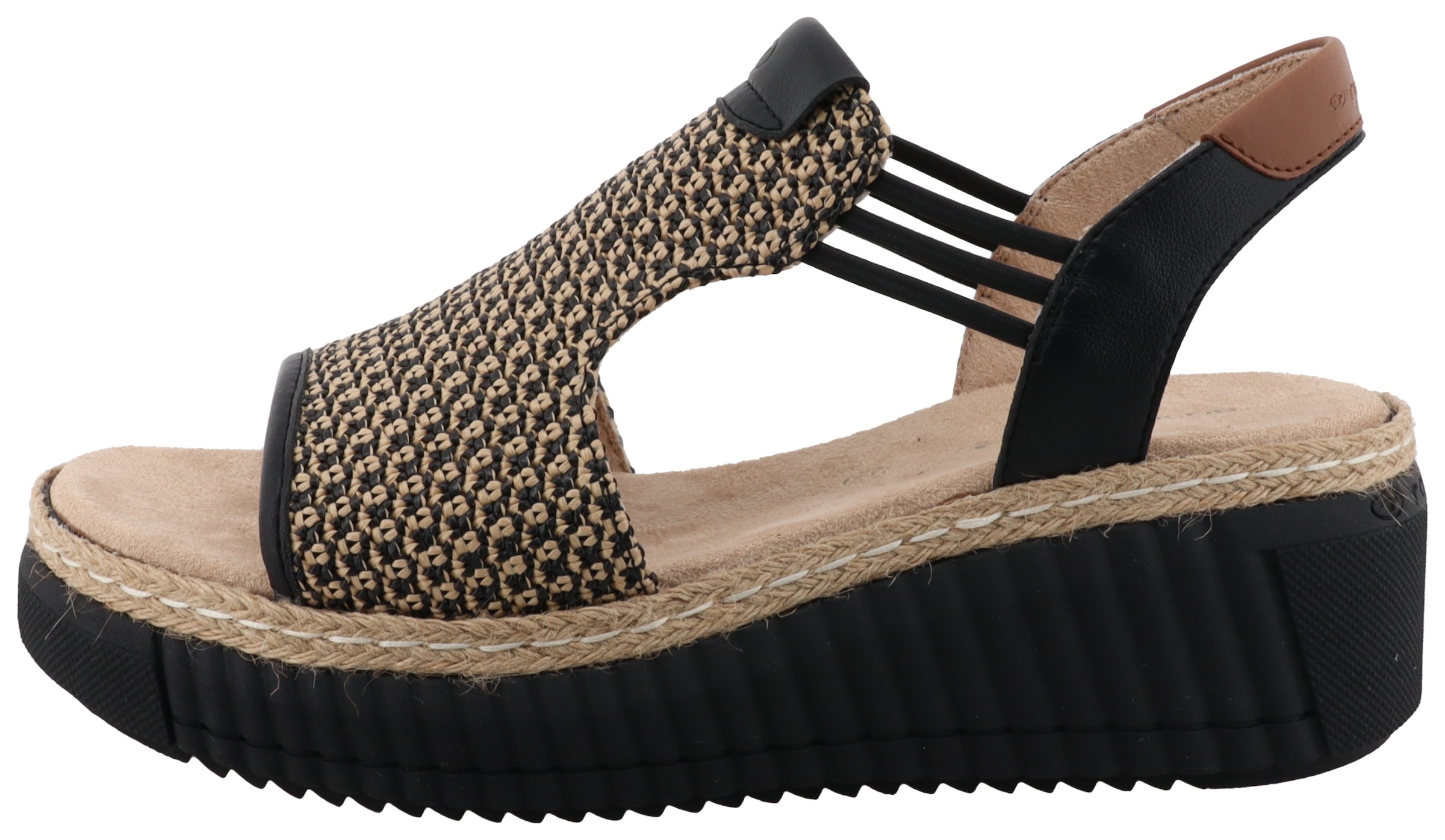 TOM TAILOR Sandalette, Sandale, Riemchensandalette in sommerlicher Flechtoptik