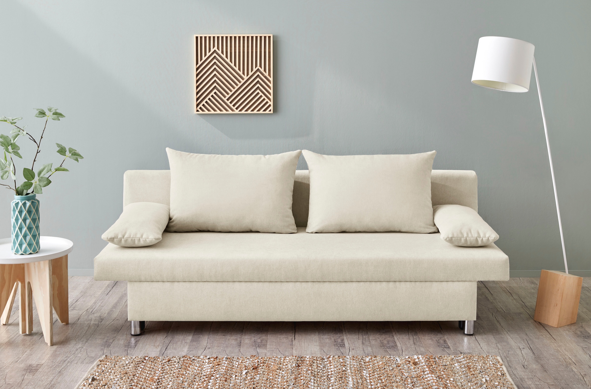 Jockenhöfer Gruppe Schlafsofa »B: 191 cm, Liegefl. 120x191 cm« mit Schlaffunktion & Bettkasten