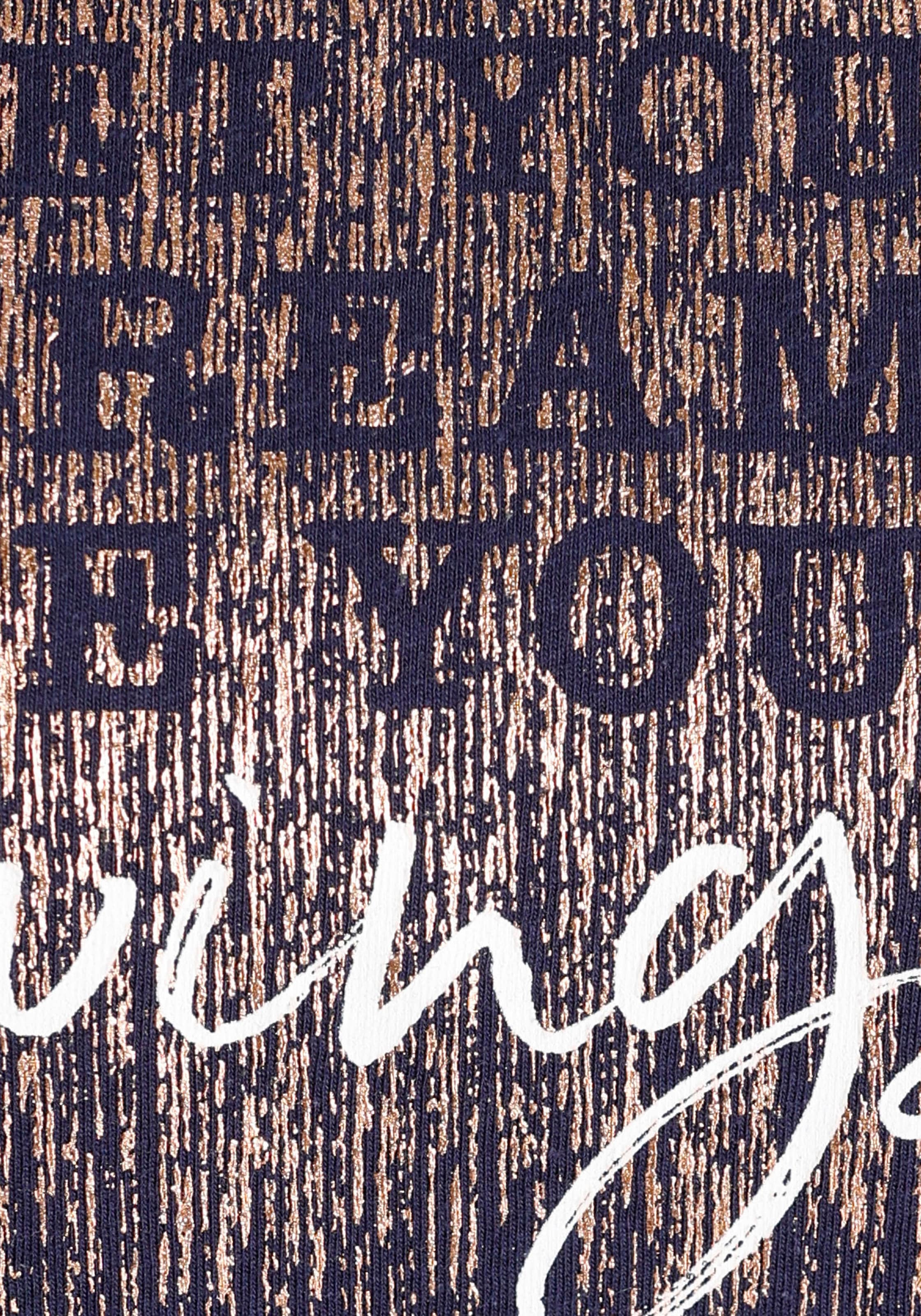 Vivance Dreams Nachthemd, mit abgerundetem Saum