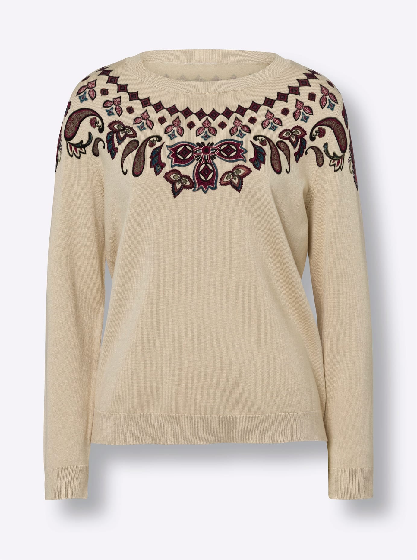 heine Strickpullover »Druck-Pullover«