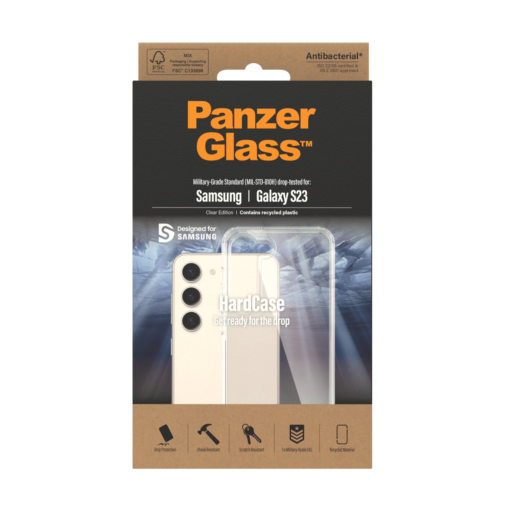 PanzerGlass Backcover »Hardcase - - Samsung Galaxy S23 AB«