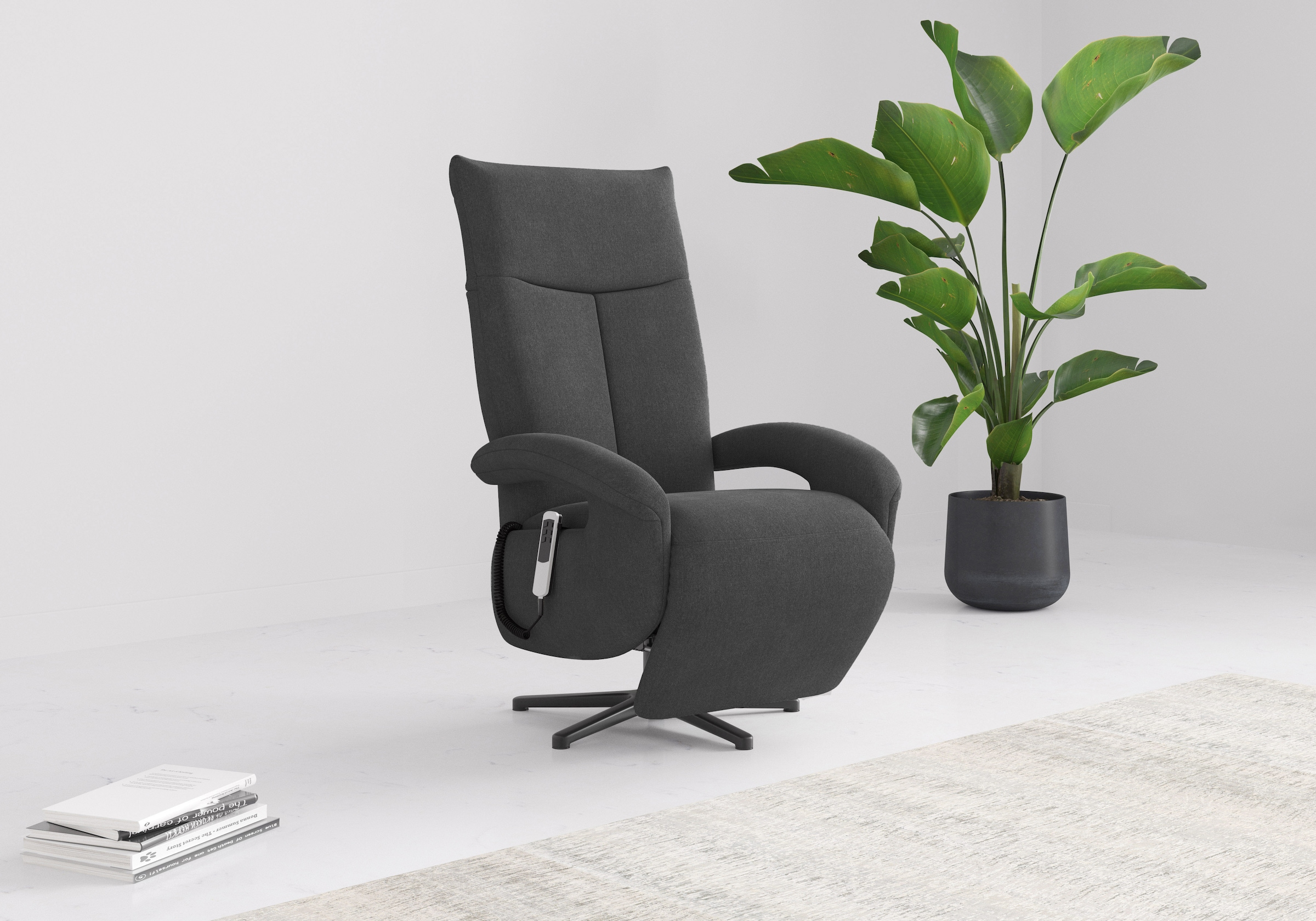 sit&more TV-Sessel "TV Dance" wahlweise manuell oder elektrischer Funktion mit Akku