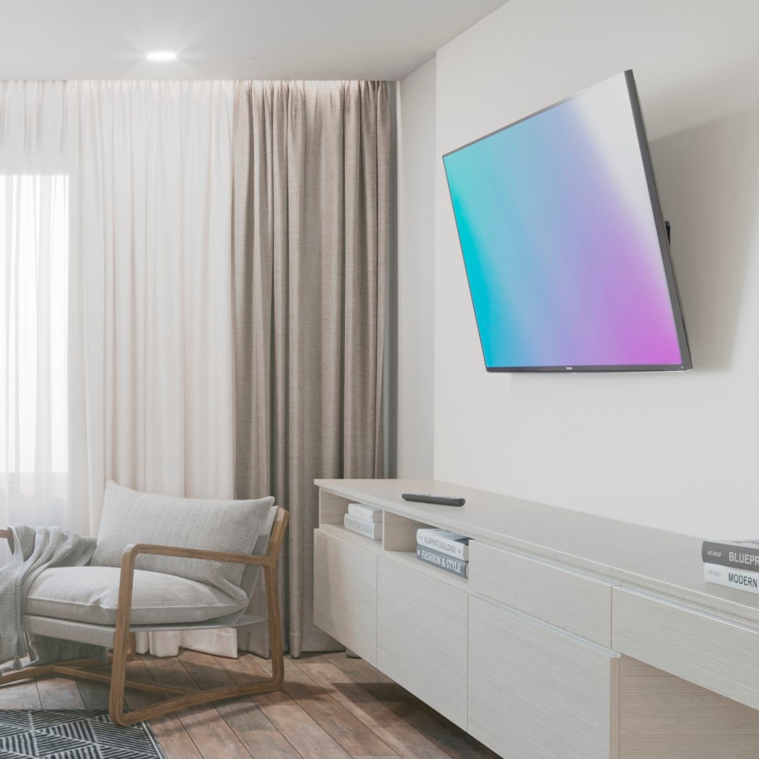 Hama TV-Wandhalterung »Wandhalterung (neigbar,32" - 75", VESA 600x 400)« bis 191 cm Zoll