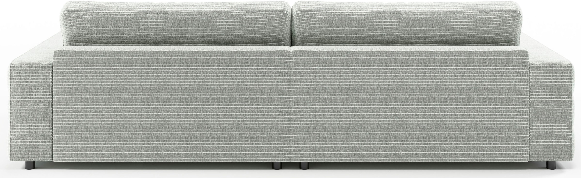 3C Candy Big-Sofa »Stripes Megasofa, tolle Verarbeitungsdetails, bequem und komfortabel«, Lose Rückenkissen, mit feiner Quersteppung