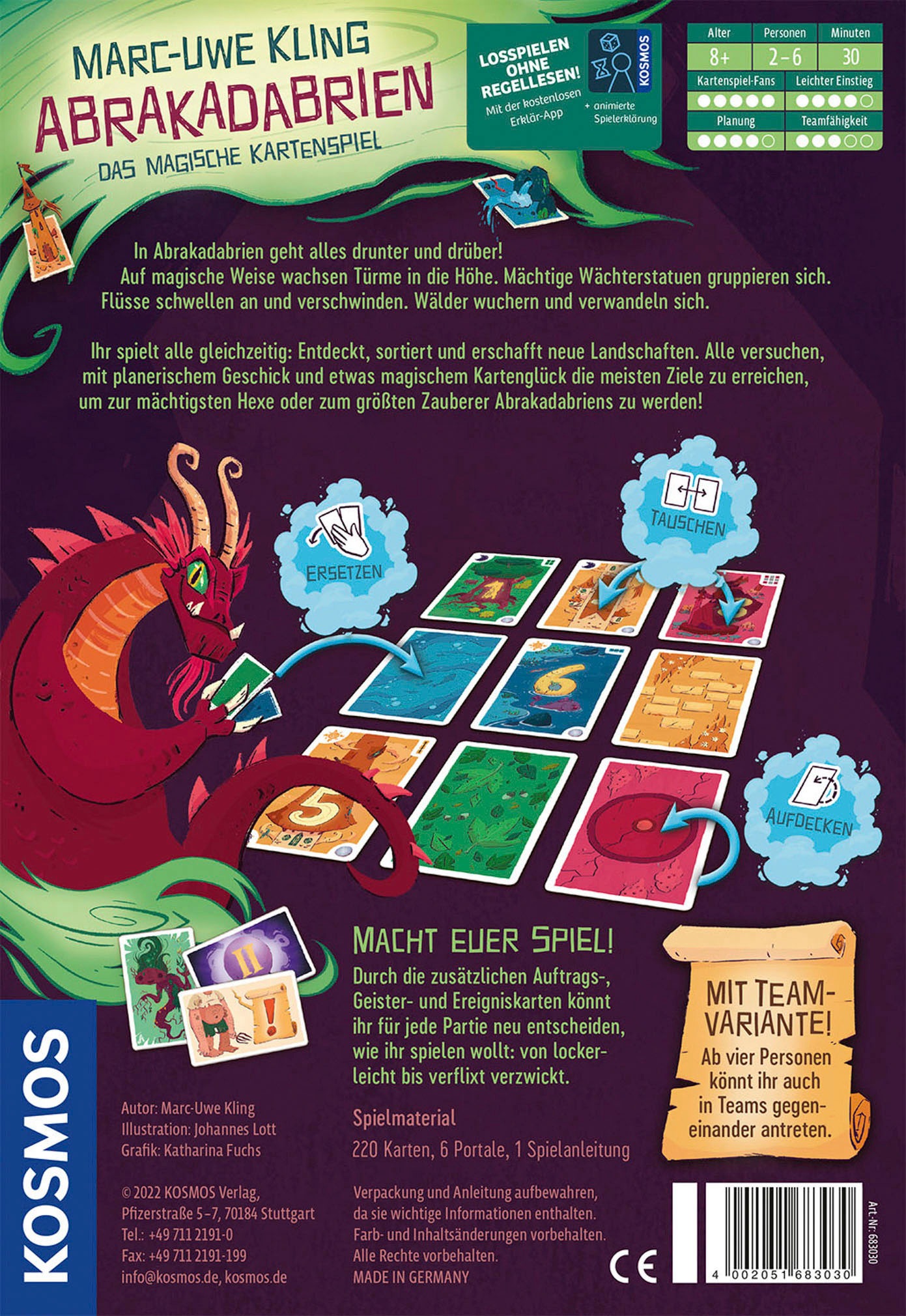 Kosmos Spiel »Abrakadabrien«, Made in Germany