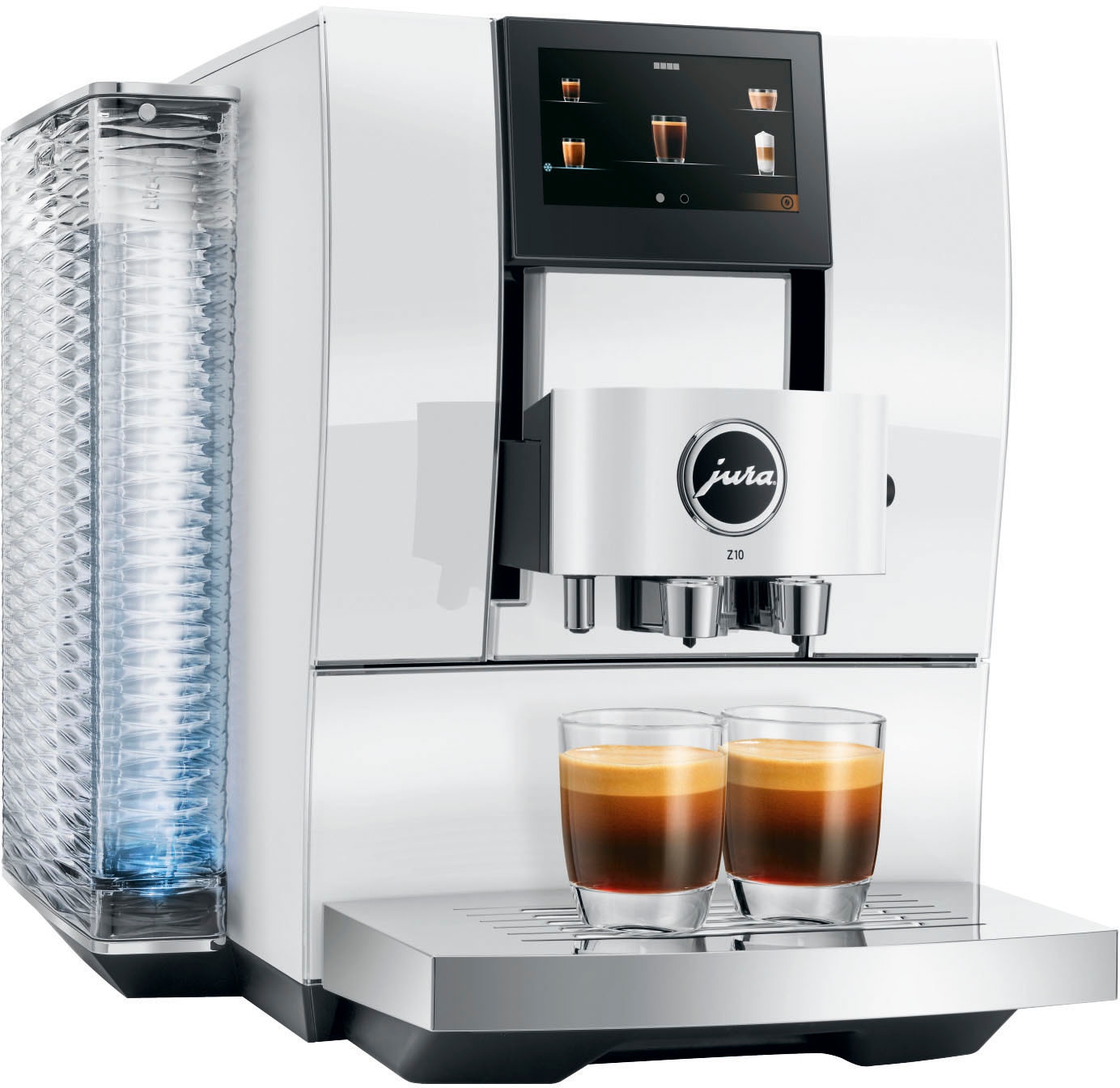 JURA Kaffeevollautomat »15410 Z10 Diamond White (EA)« 51 Spezialitäten, Touch, Light & Cold Brew