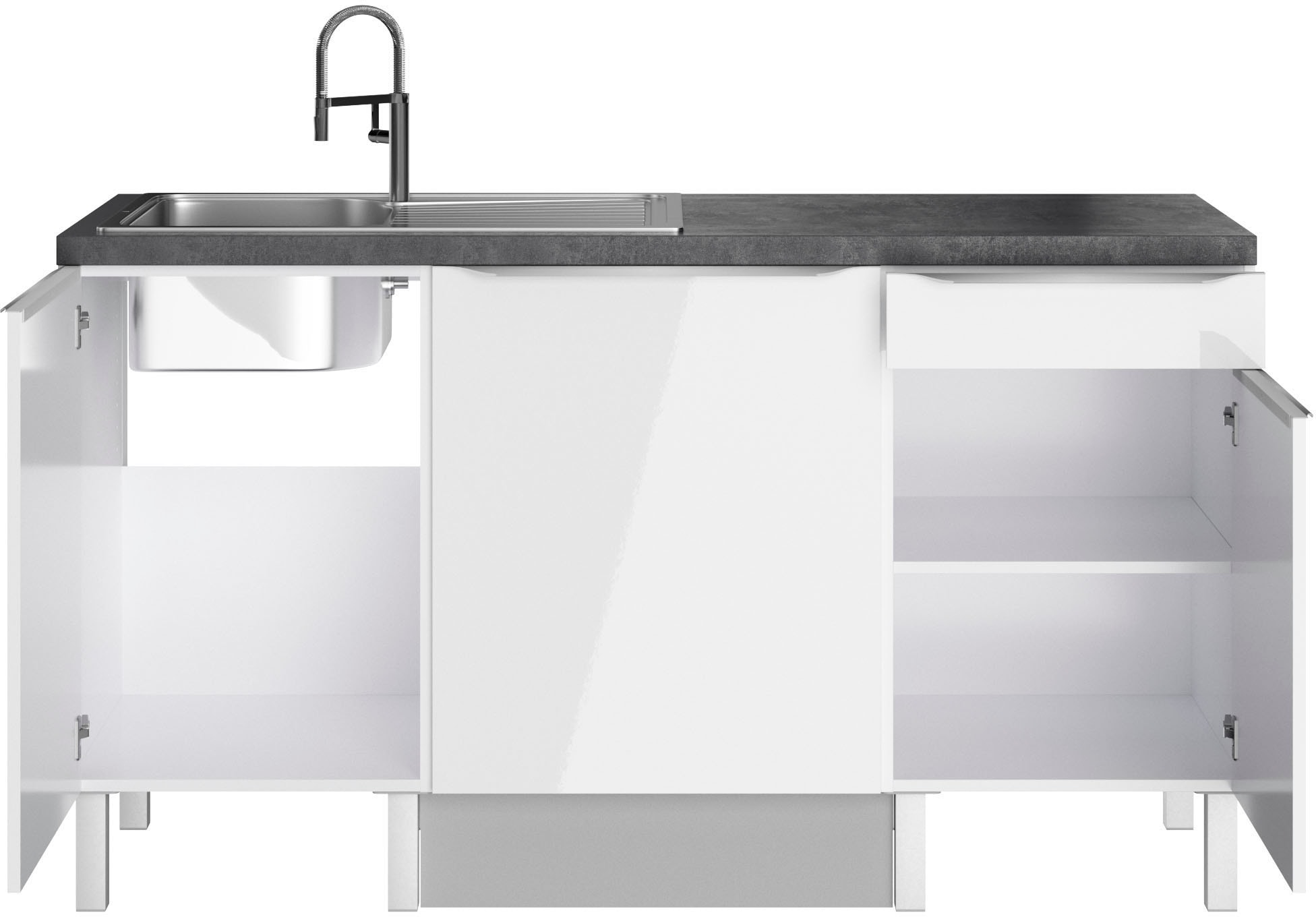 OPTIFIT Pantryküche »Lilly2«, Breite 160 cm, wahlweise mit E-Geräten