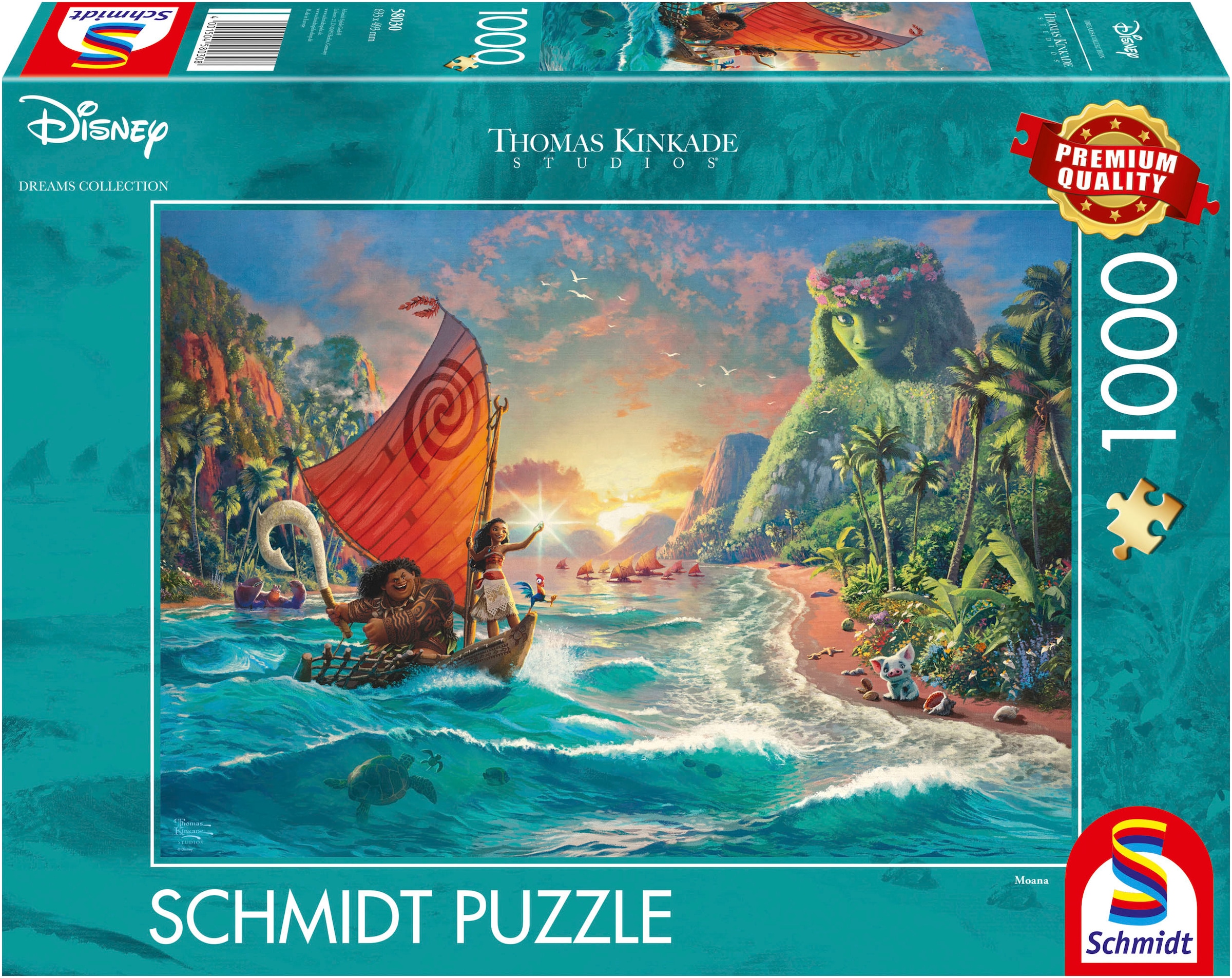 Puzzle »Disney, Vaiana Moana von Thomas Kinkade«, (1000 tlg.)