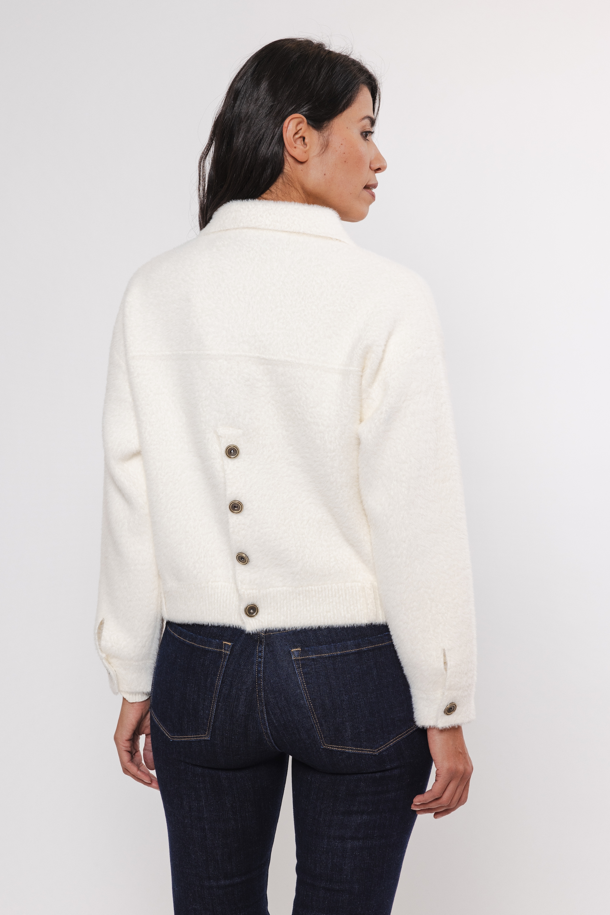Rino & Pelle Strickjacke »BUBBLY« mit flauschiger Optik