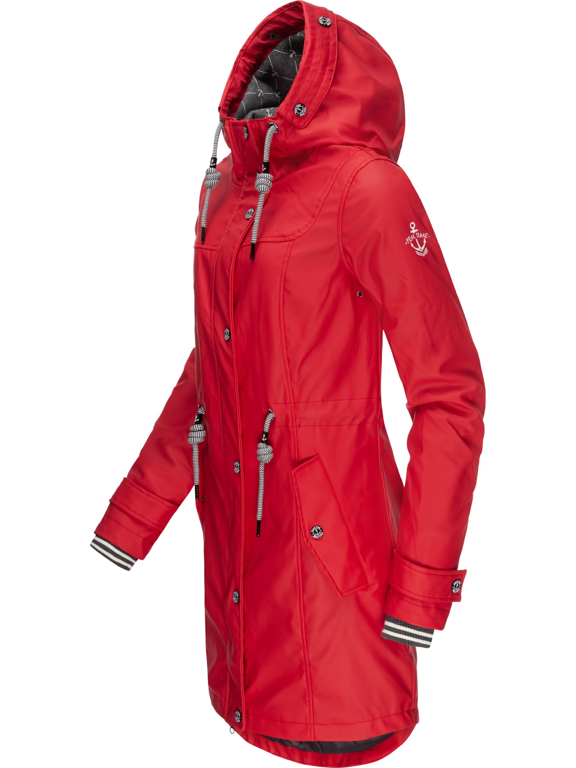 Regenmantel »Regenjacke L60042«, stylisch taillierter Regenmantel für Damen