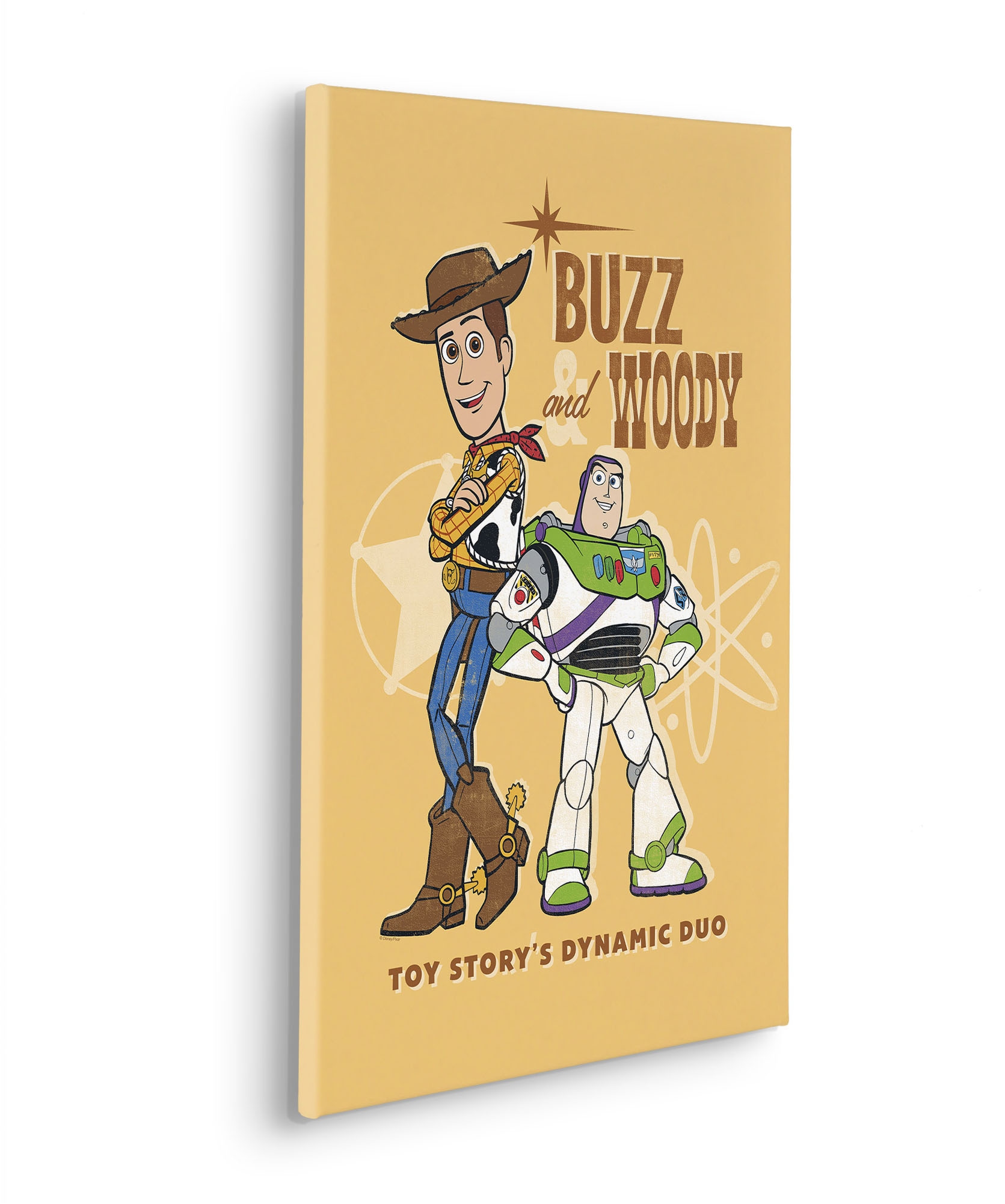 Komar Leinwandbild »Disney and Pixar Toy Story Buzz and Woody«, Disney, (1 St.), 40 x 60 cm (Breite x Höhe) - Kinderzimmer, Dekoration