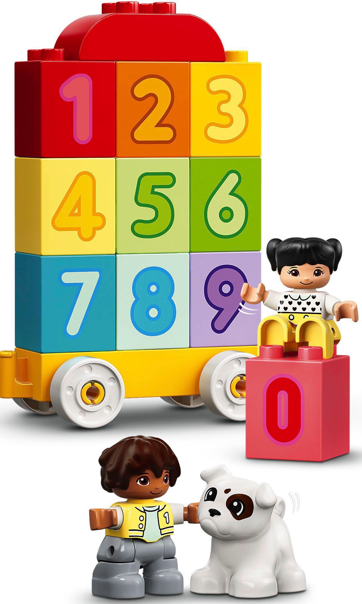 LEGO® Konstruktionsspielsteine »Zahlenzug – Zählen lernen (10954), LEGO®  DUPLO® Creative Play«, (23 St.) bei