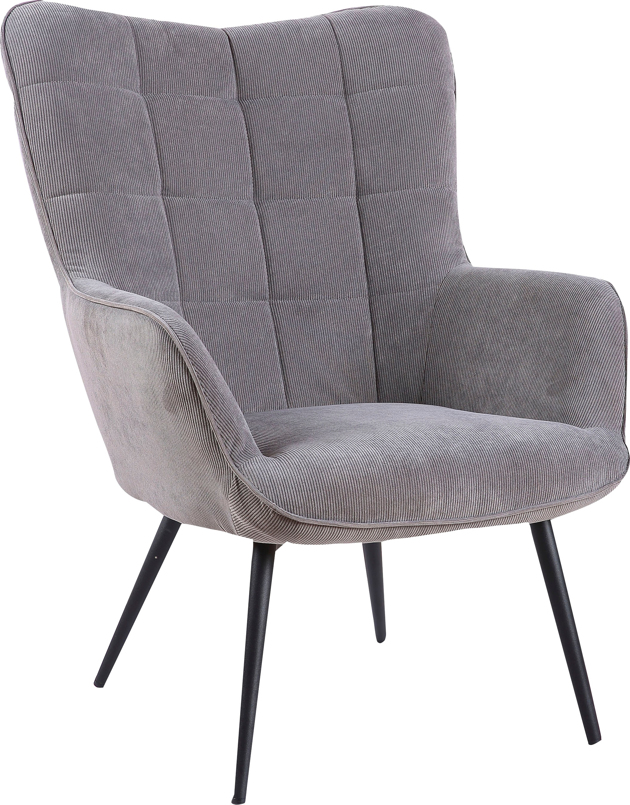 byLIVING Sitzgruppe »Uta«, Set, 2 tlg., Sessel mit Hocker