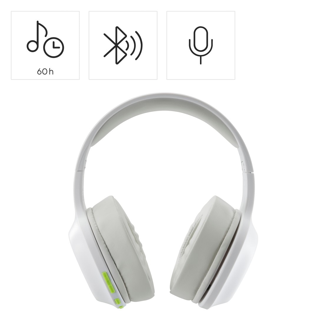 Hama Bluetooth-Kopfhörer »Bluetooth-Kopfhörer Over-Ear (60 h Akku, Bass Boost, faltbar)«, A2DP Bluetooth-Bluetooth-Wireless, Freisprechfunktion