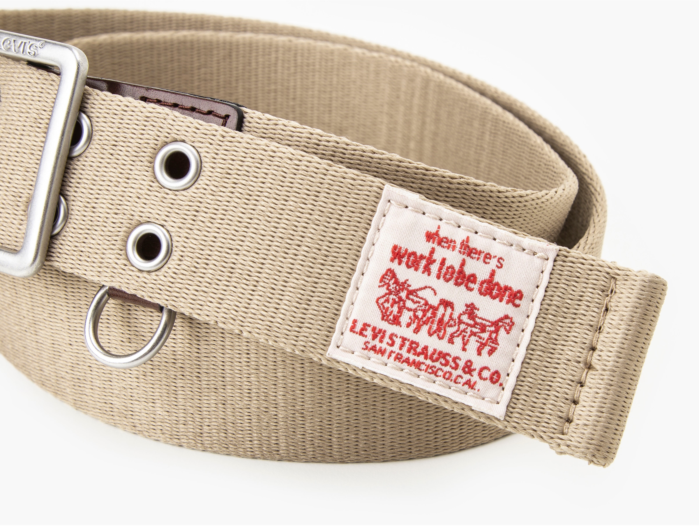 Levi's® Stoffgürtel »Gürtel WORKWEAR BELT«, in trendy Workerstyle