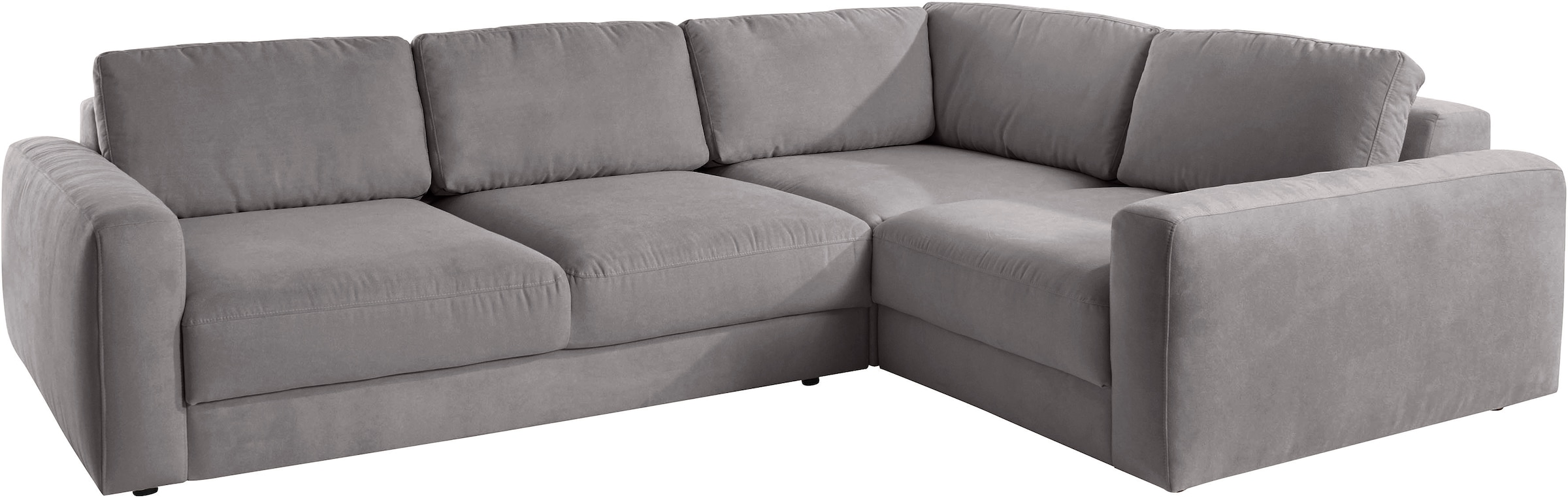 PLACES OF STYLE Ecksofa »Bloomfield, Breite 304cm, Mega Polsterecke mit viel Platz, L-Form« extra tiefe Sitzfläche, wahlweise mit Sitztiefenverstellung
