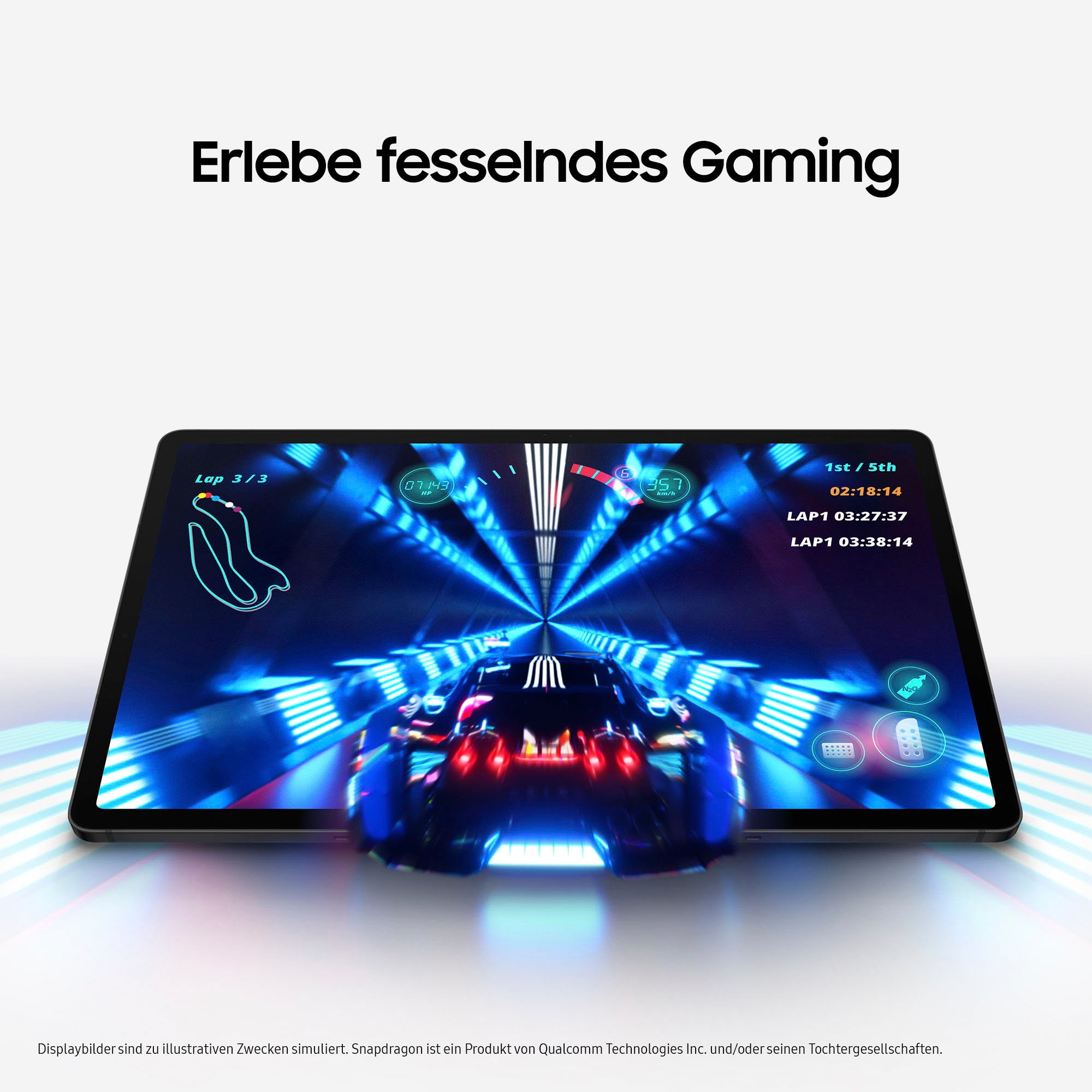 Samsung Tablet »Galaxy Tab S9 WiFi« (27,81 cm / 11 ″) Android 128 GB WQXGA AI-Funktionen)