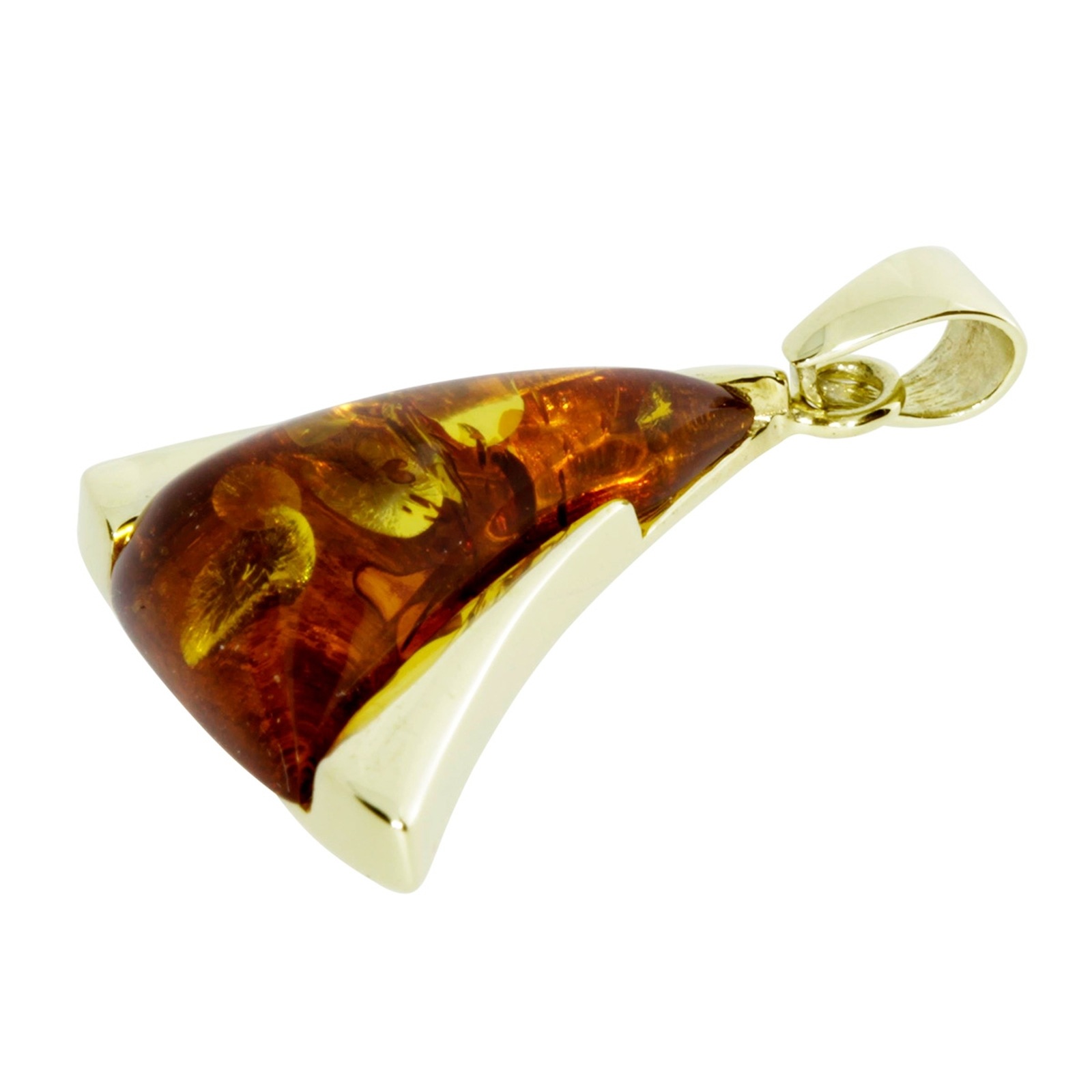 OSTSEE-SCHMUCK Kettenanhänger »- Imke 30 - Gold 333/000 - Bernstein«