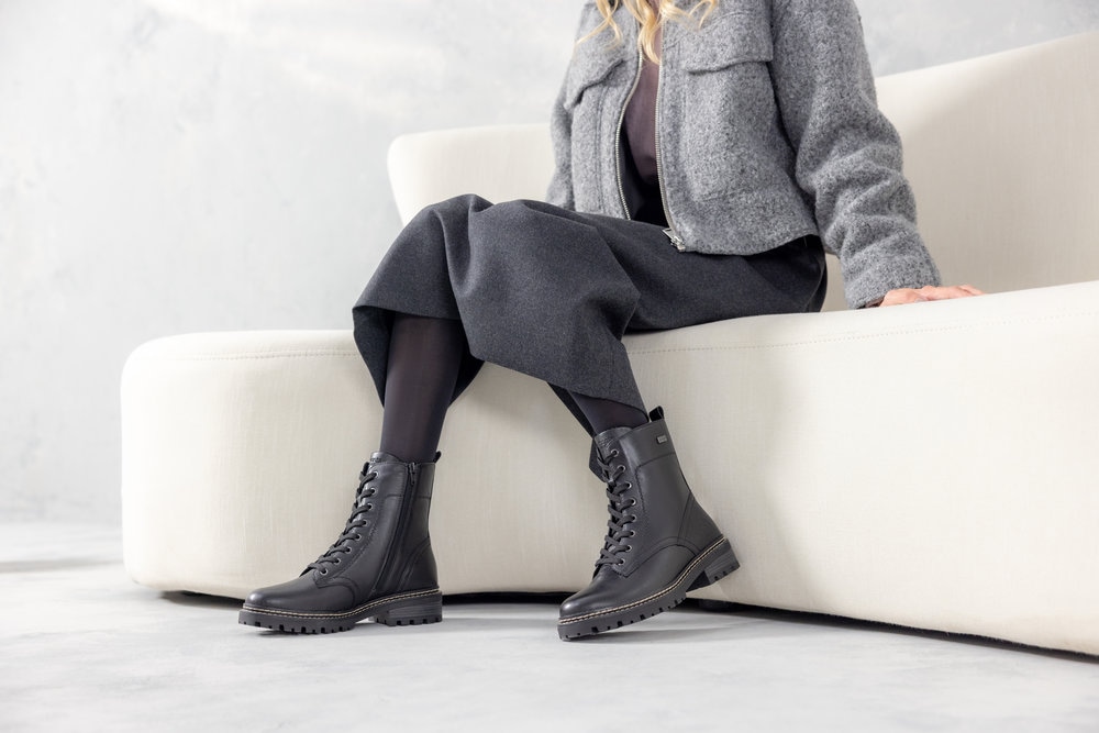 Remonte Schnürboots  Schnürstiefelette mit Innenreißverschluss, TEX-Membrane