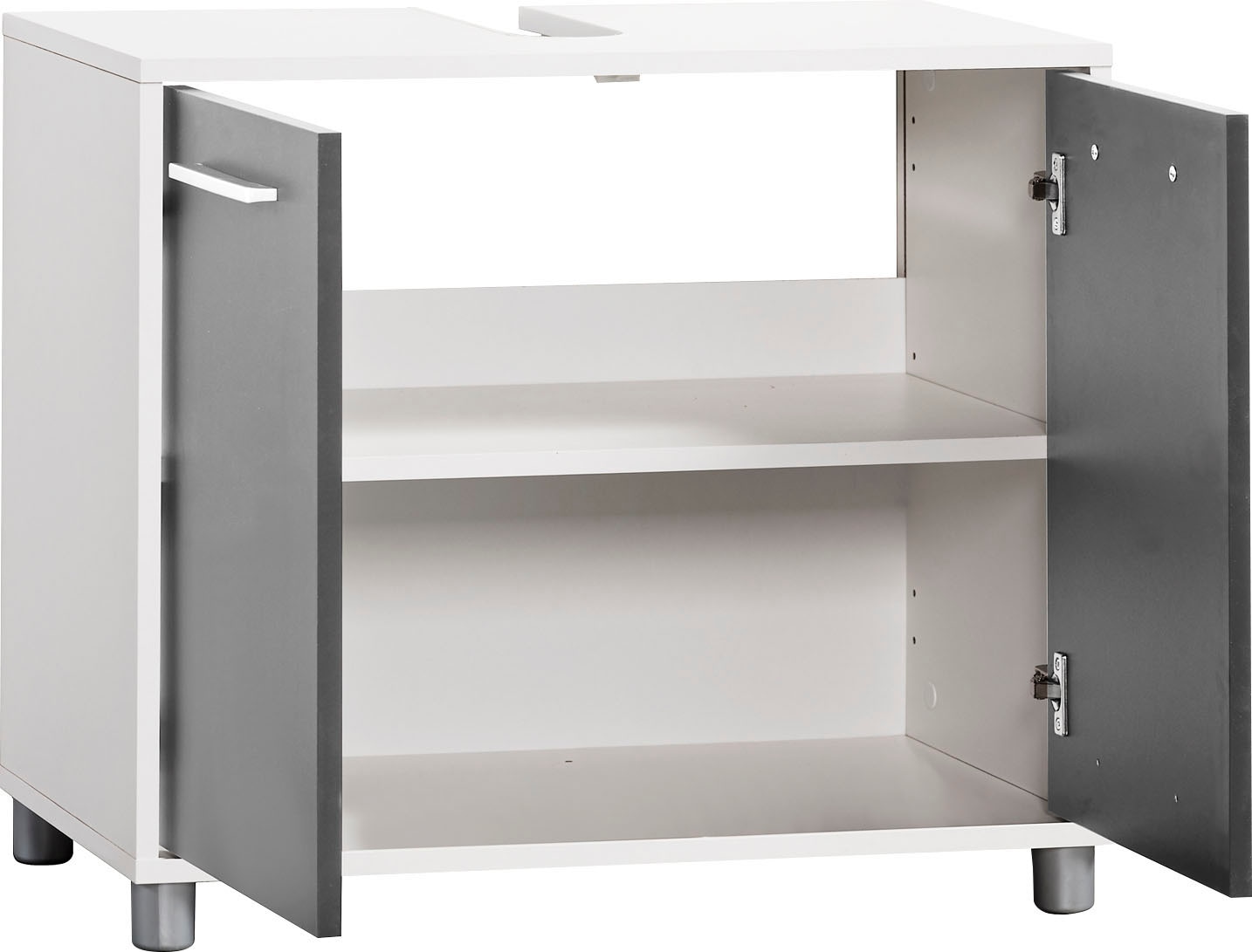 Procontour Waschbeckenunterschrank »Betty«, Breite 64 cm, mit Einlegeboden, Badezimmerschrank WBU Badmöbel