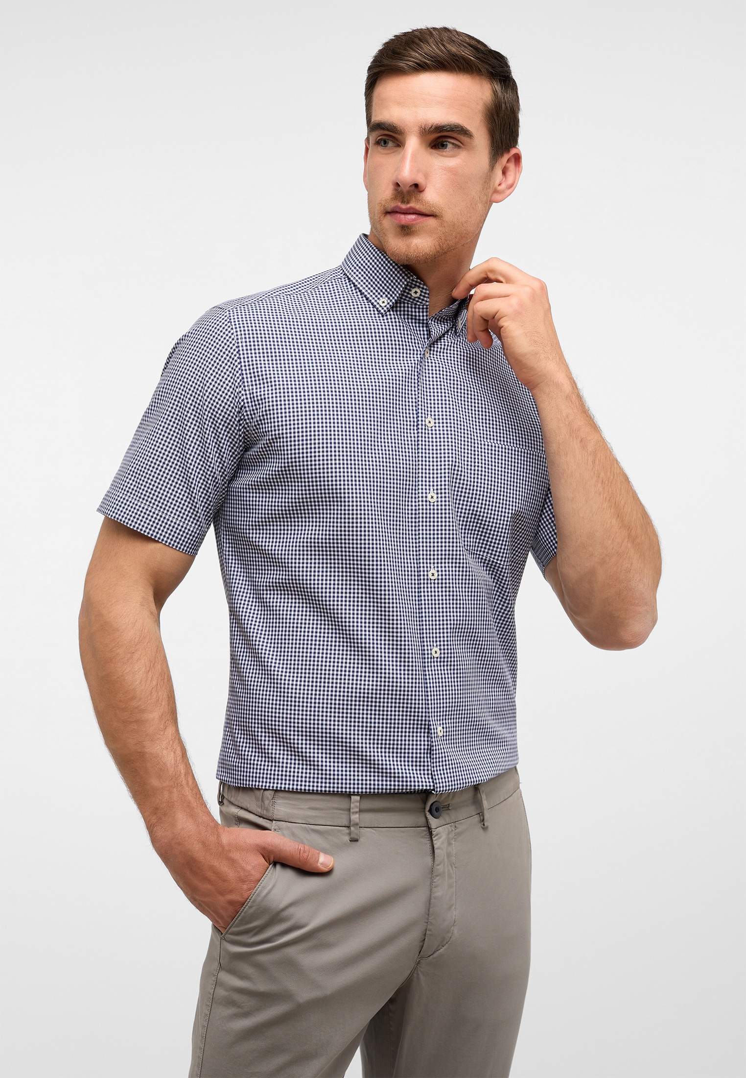 Eterna Kurzarmhemd »MODERN FIT«, NON IRON (bügelfrei)