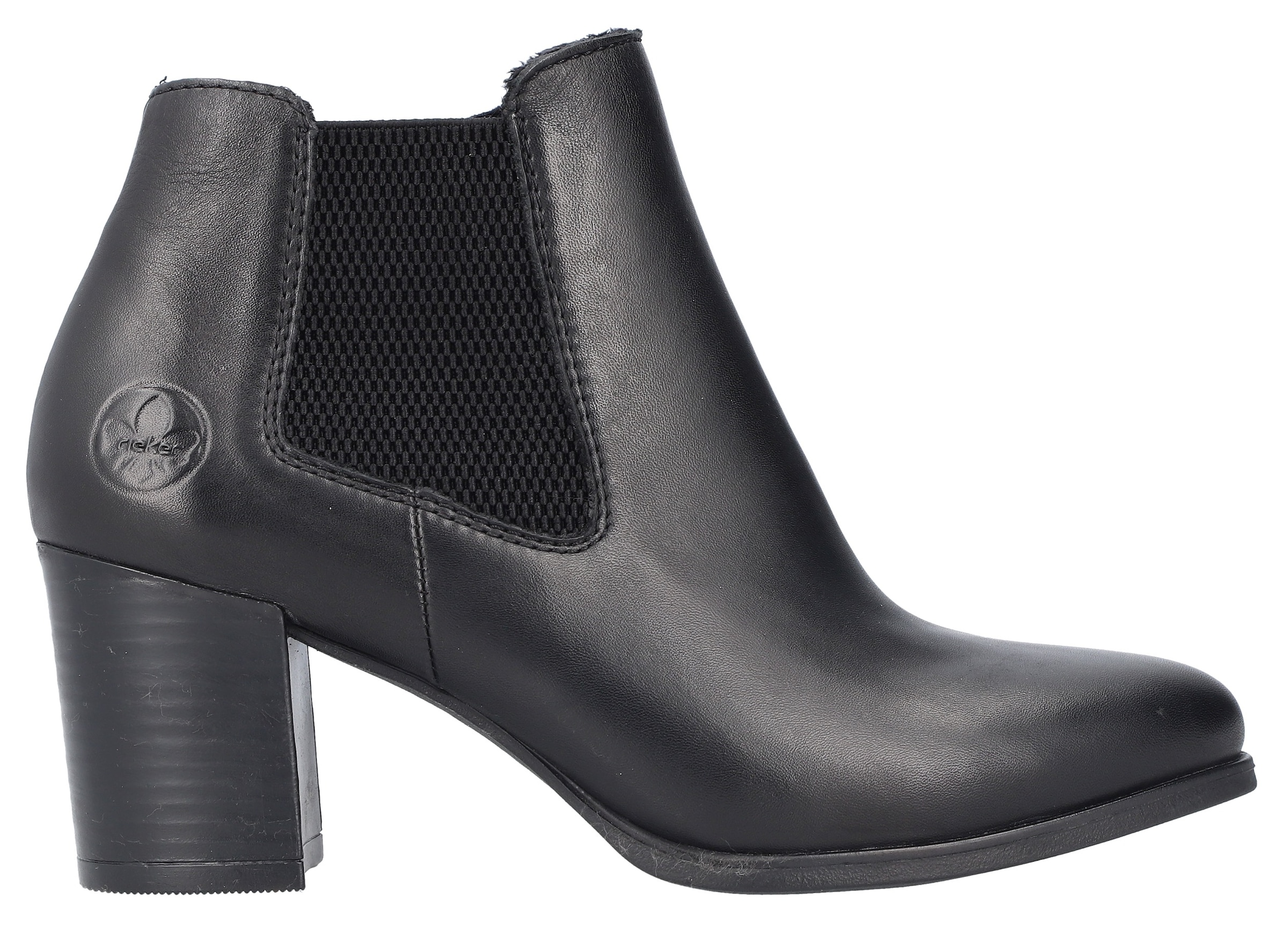 Rieker Cowboy Stiefelette, Westernstiefelette, Stiefelette, Blockabsatz, schmale Form