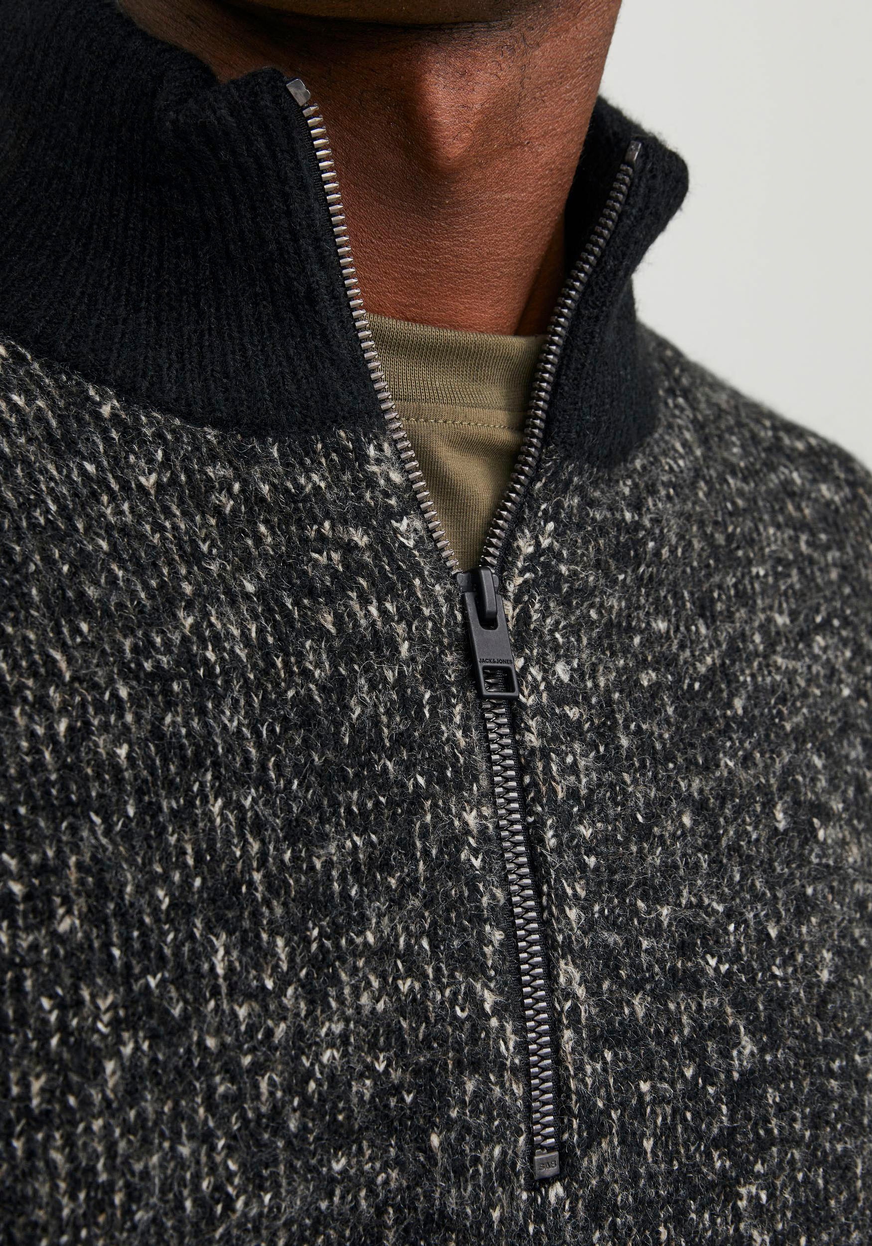 Jack & Jones Troyer »JCOSPACE KNIT HALF ZIP SN«