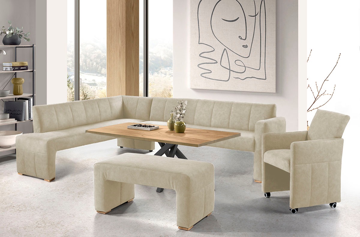 exxpo - sofa fashion Essbank elegant und modern mit hohem Sitzkomfort