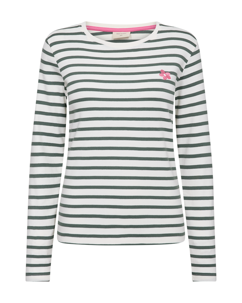 FREEQUENT Langarmshirt »FQFAMILA-TEE« im Streifen-Design