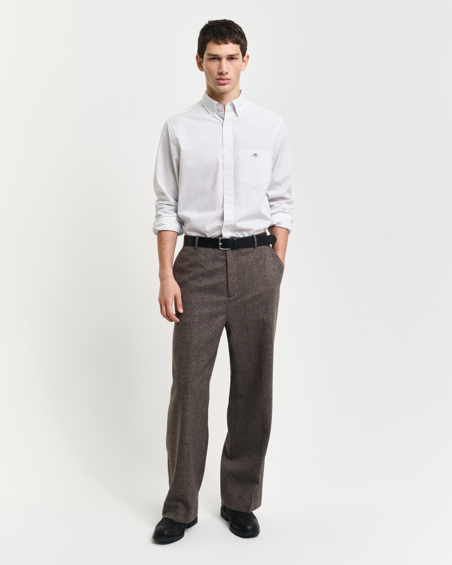 Gant Langarmhemd »REG MICRO PRINT SHIRT«, mit einem dezenten, durchgehenden Mikro-Print