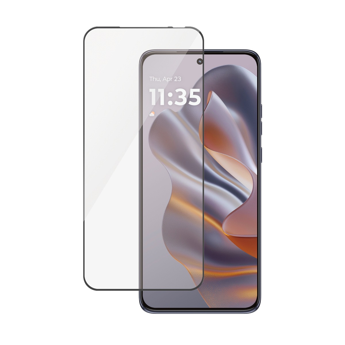 CARE by PanzerGlass Displayschutzglas »Ultra-Wide Fit Screen Protector«, für Motorola edge 50 Neo, Displayschutzfolie, Schutzfolie, Bildschirmschutz, kratz- & stoßfest