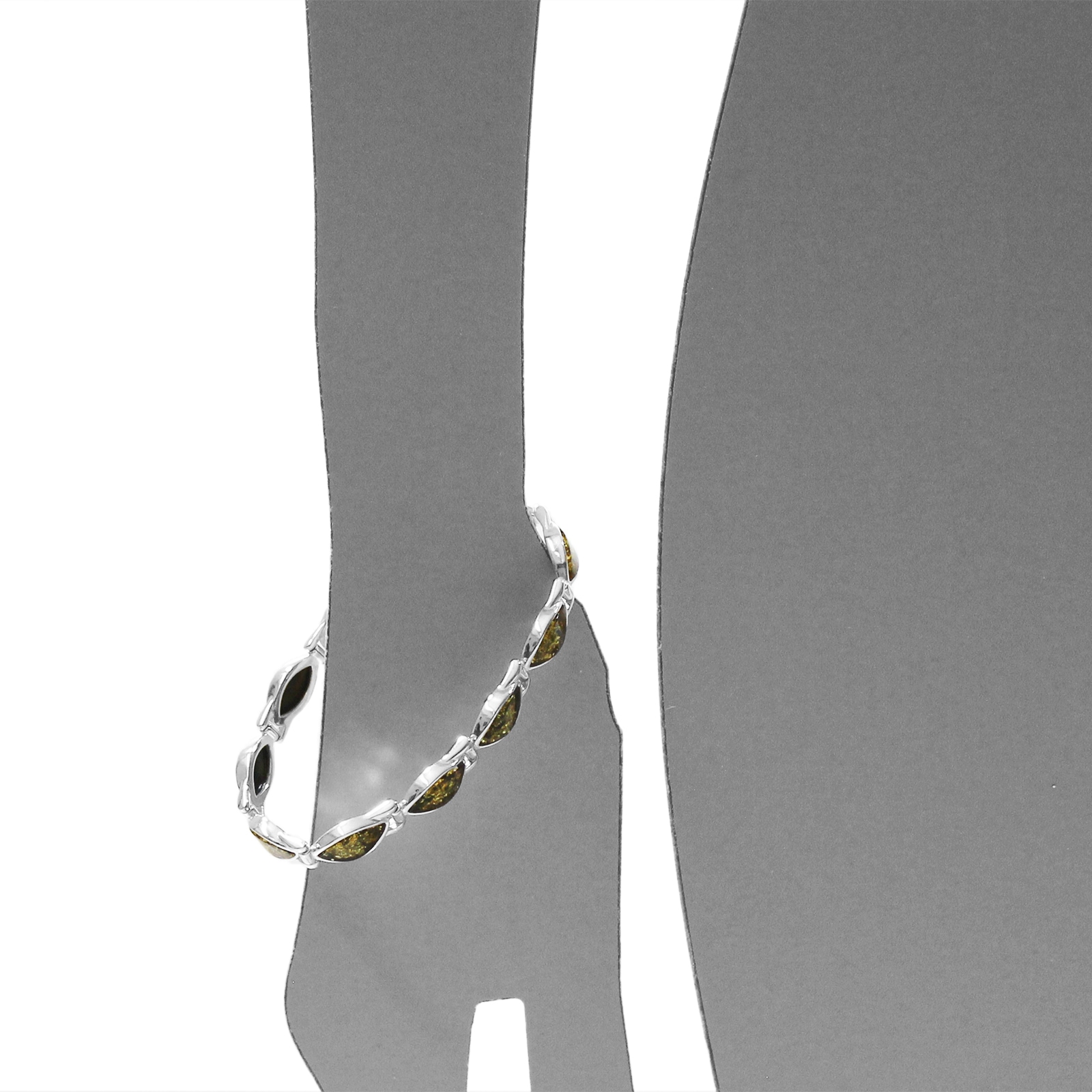 OSTSEE-SCHMUCK Armband »- Tordis - Silber 925/000 - Bernstein«