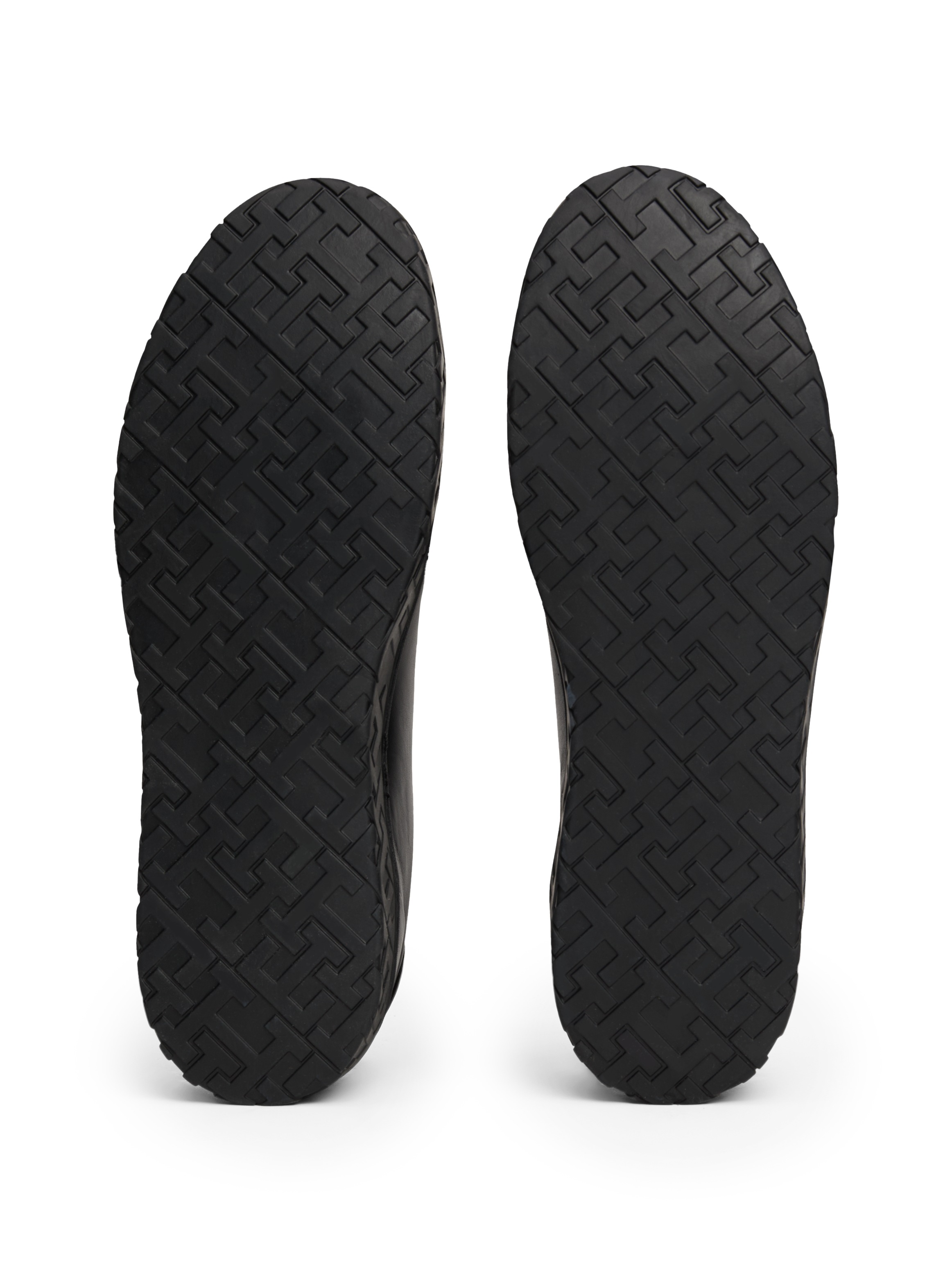 Tommy Hilfiger Sneaker »COURT THICK CUPSOLE LEATHER«, Plateau, Freizeitschuh, Halbschuh, Schnürschuh mit Logoschriftzug